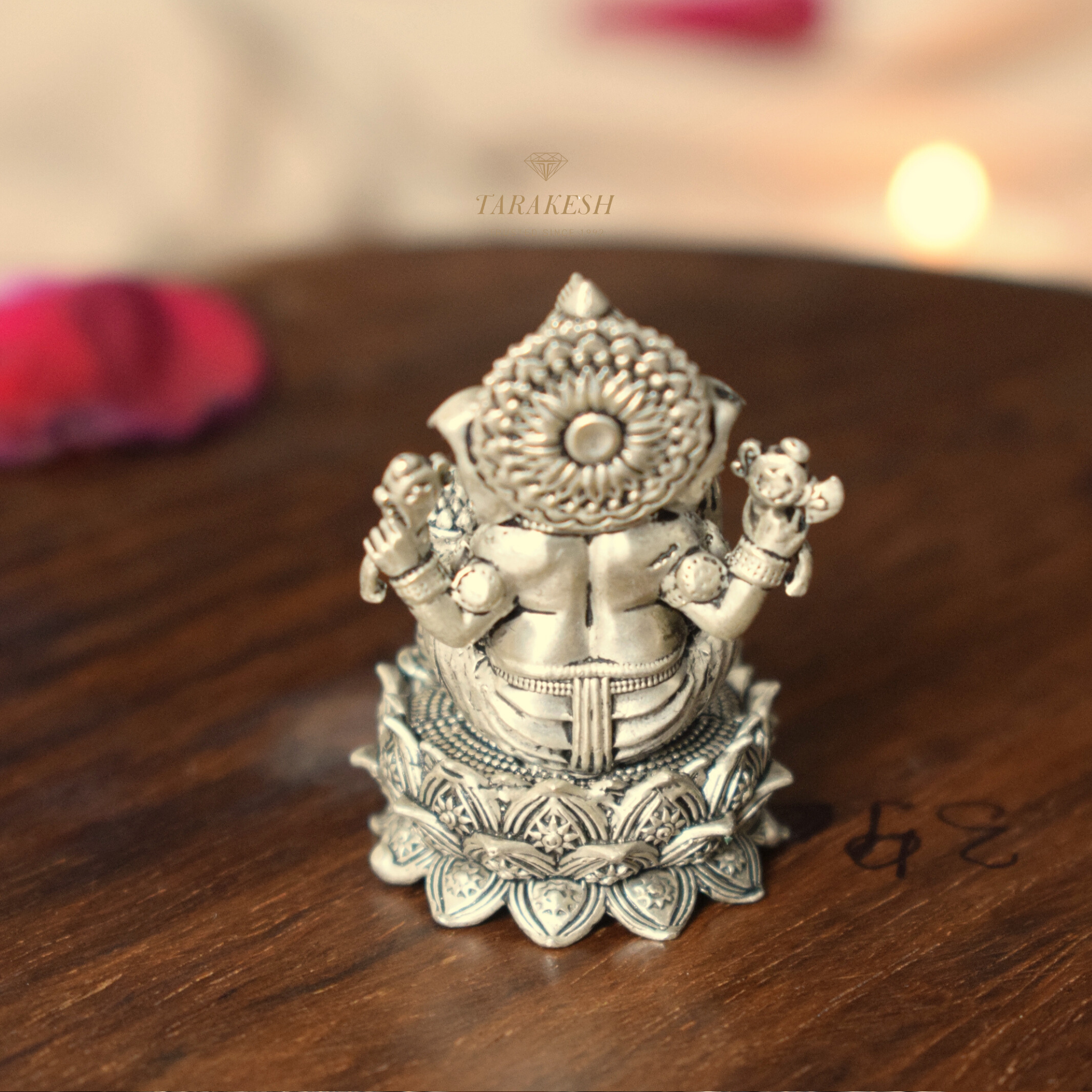 Ganesha Pure Silver Idol: Vinayaka Edition