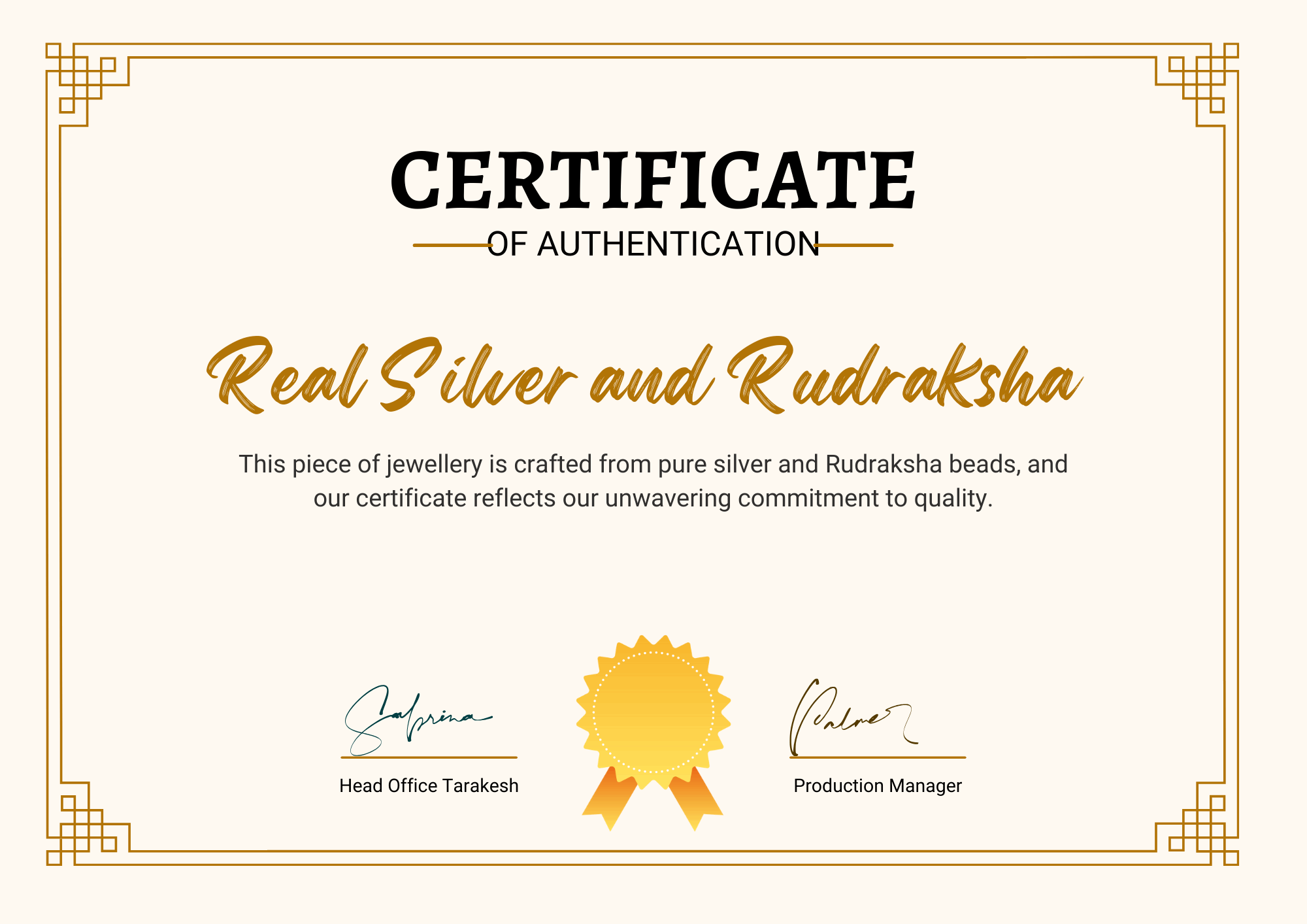 Rudraksha-OM Silver Bracelet: Sacred Connection