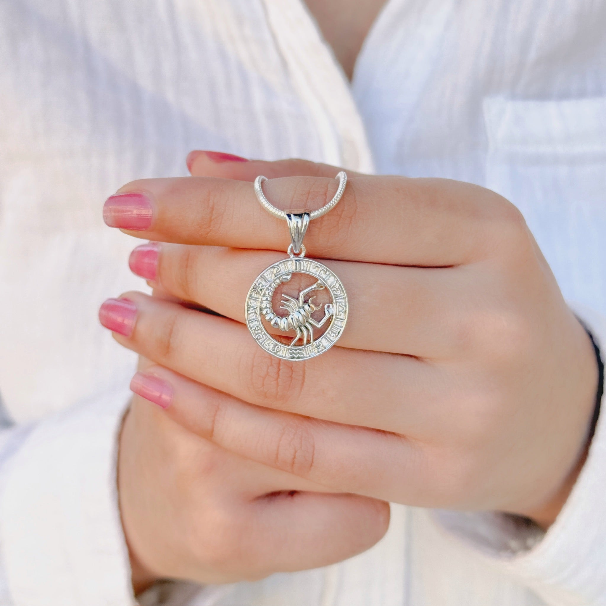 Scorpio Pure Silver Pendant: Mystic Edition