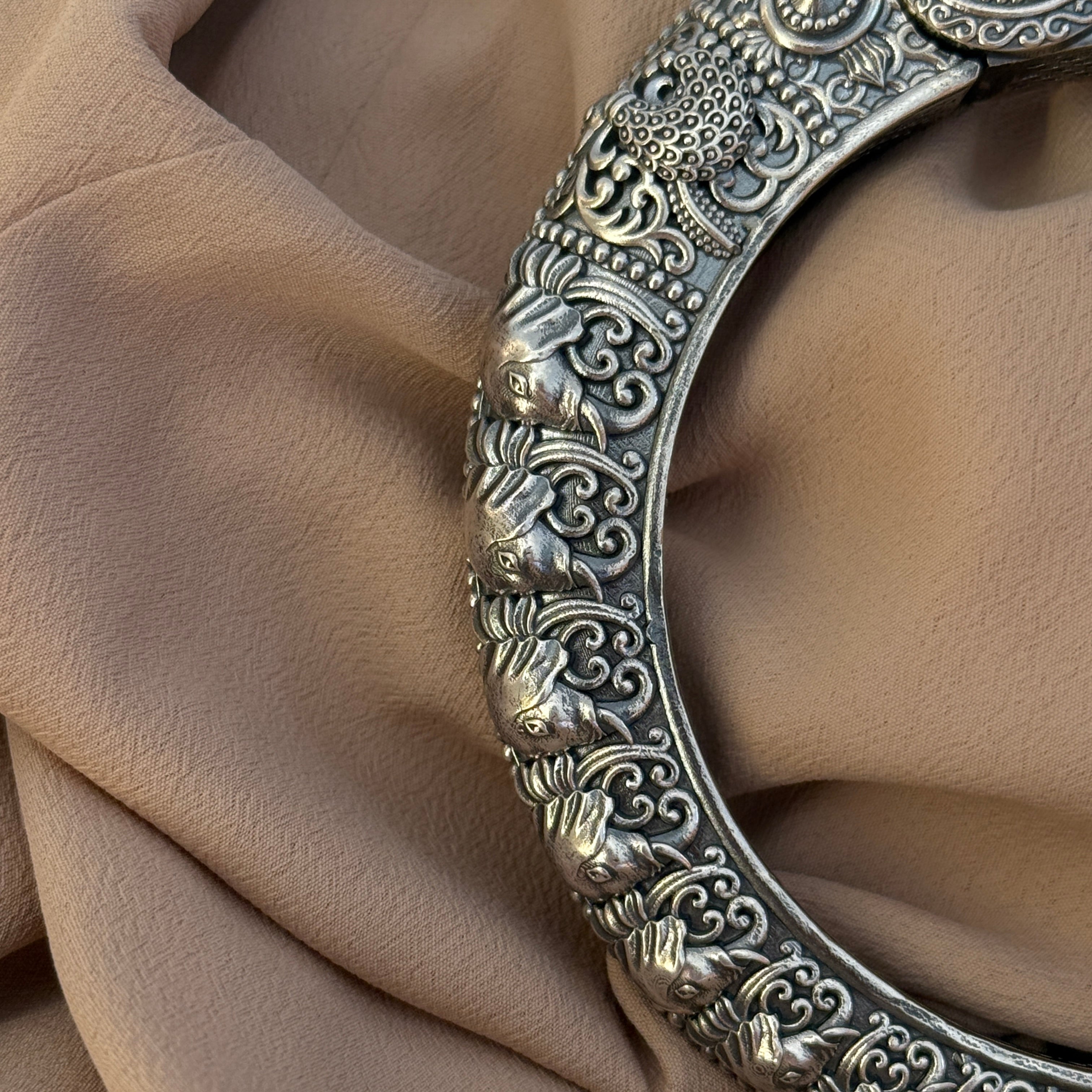 Tirumala Pure Silver Bracelet: Venketeshwara Edition