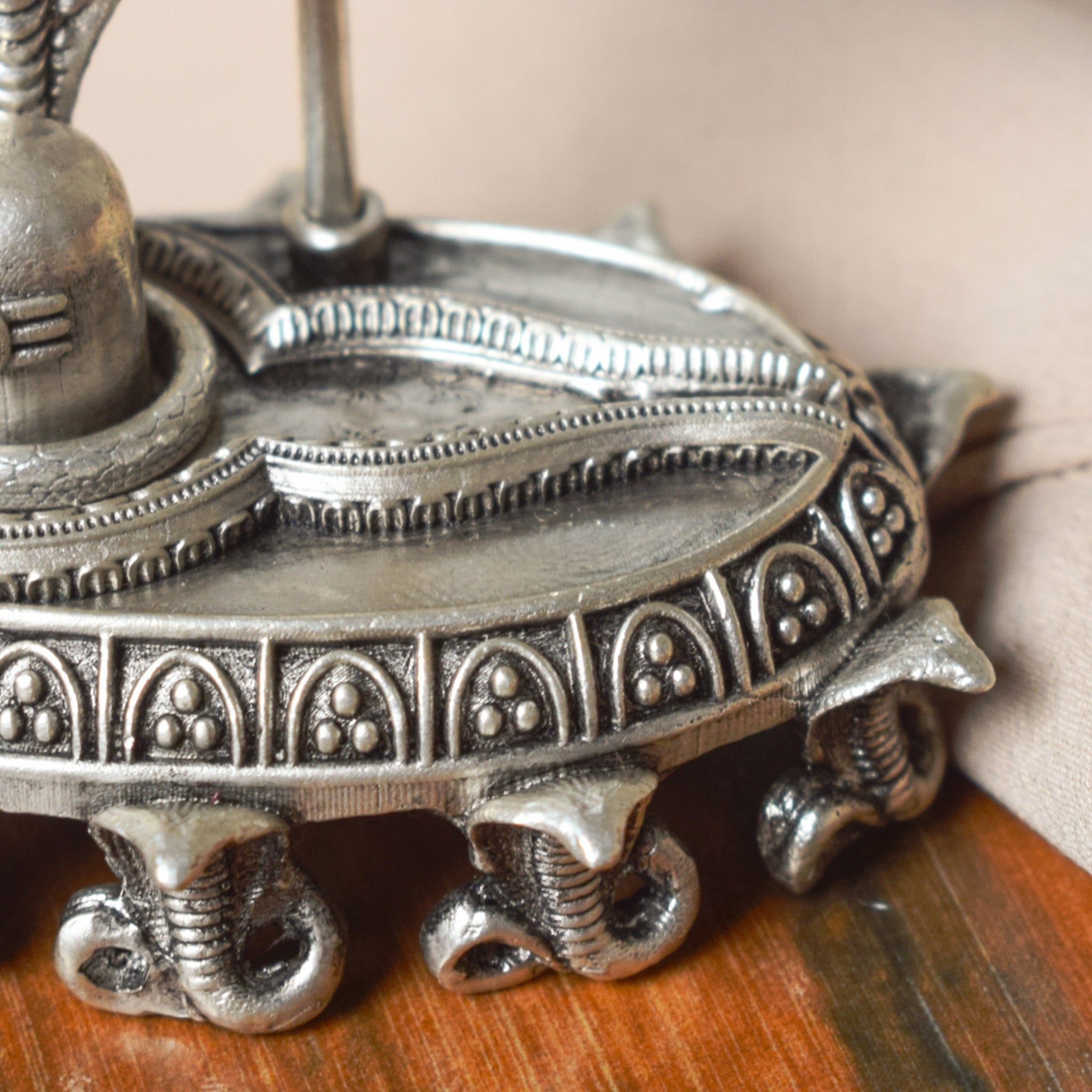 Shiva Pure Silver Idol: Lingam Edition