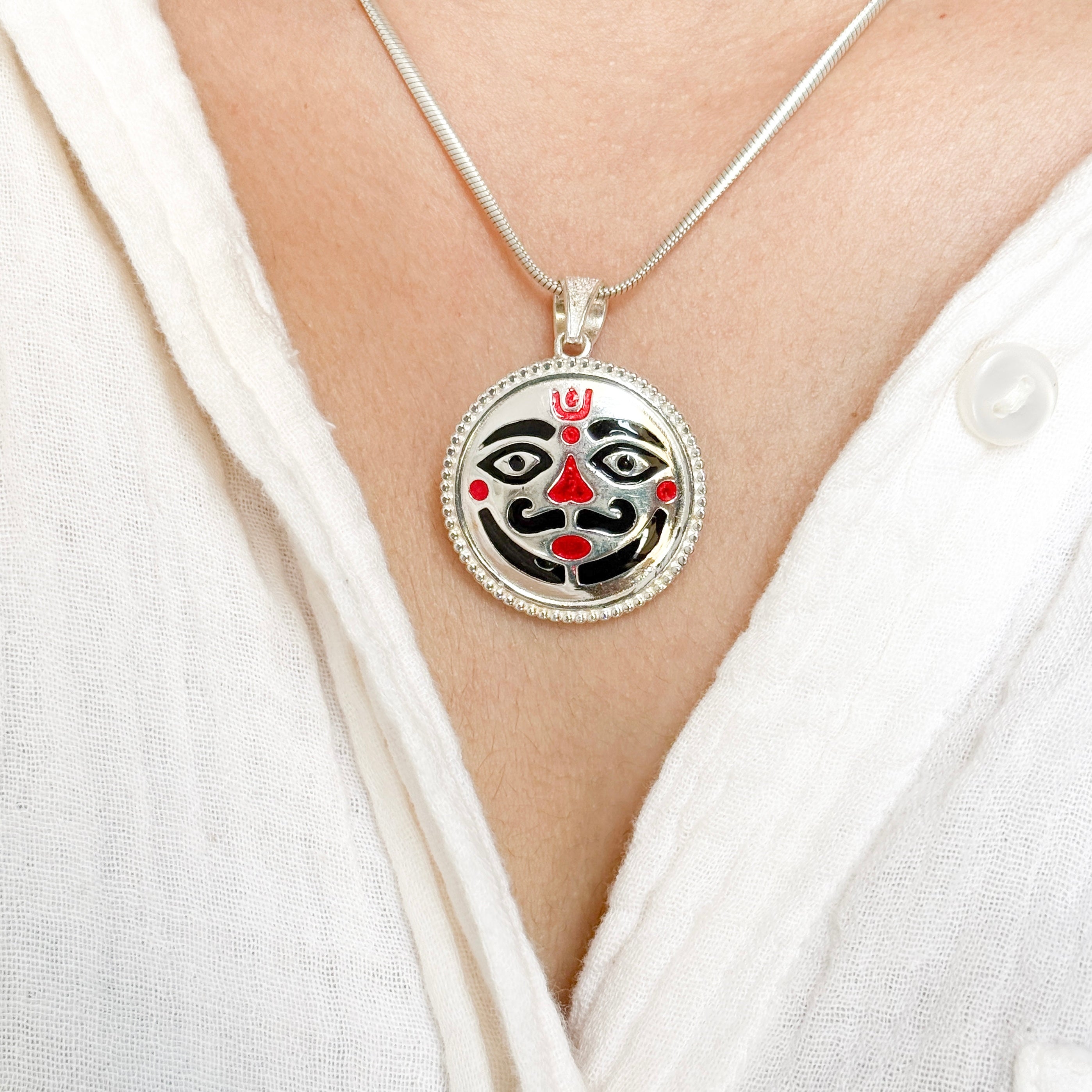 Salasar Balaji Pure Silver Pendant