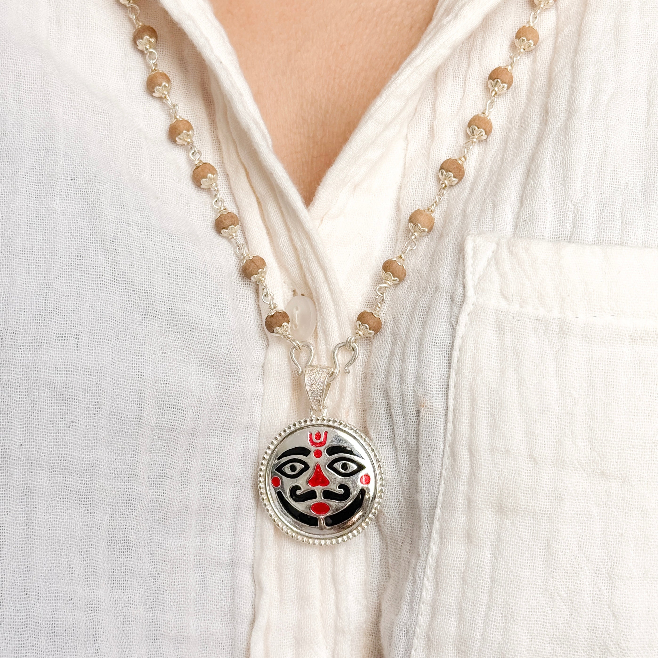 Salasar Balaji Pure Silver Pendant