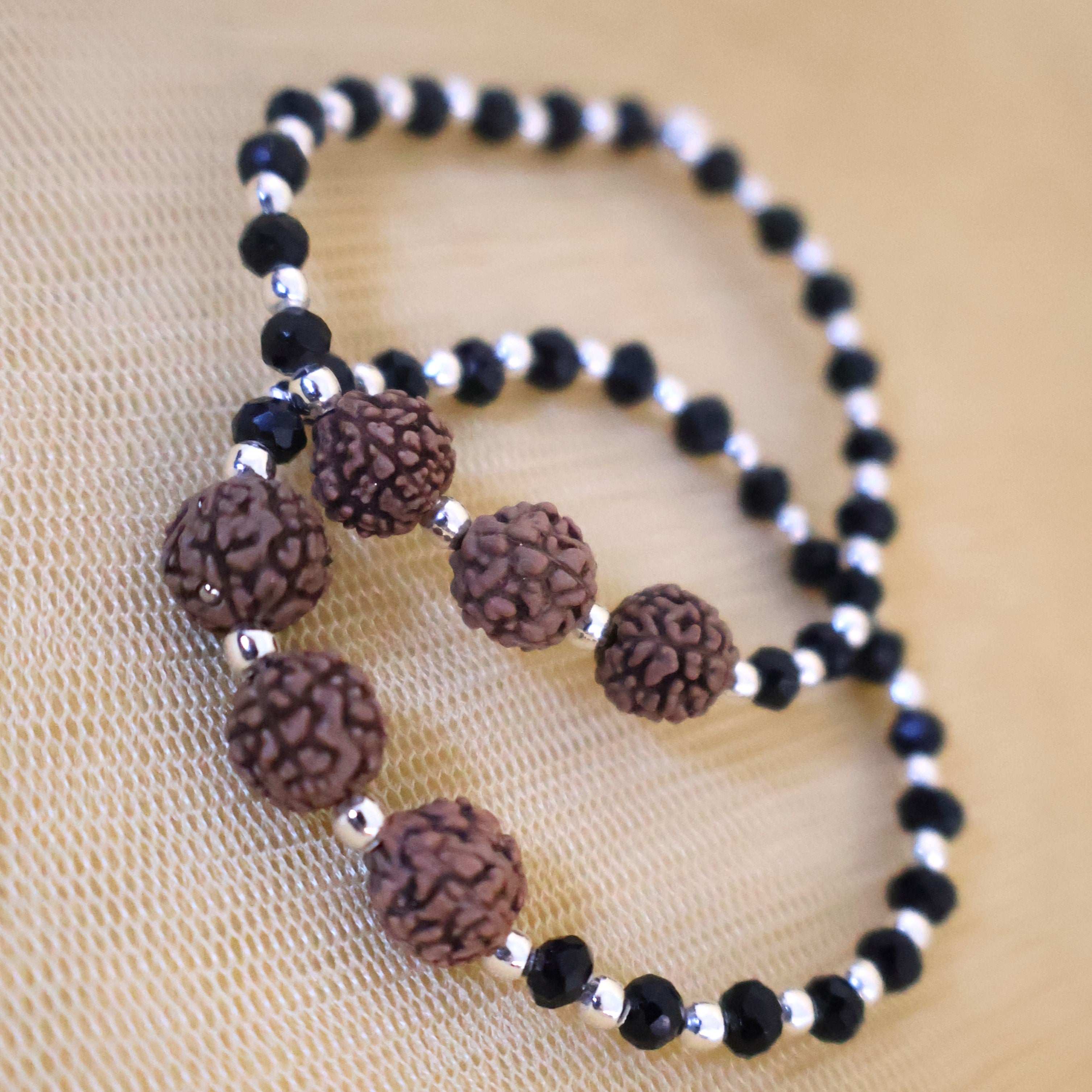 Pure Silver Rudraksha Nazariya
