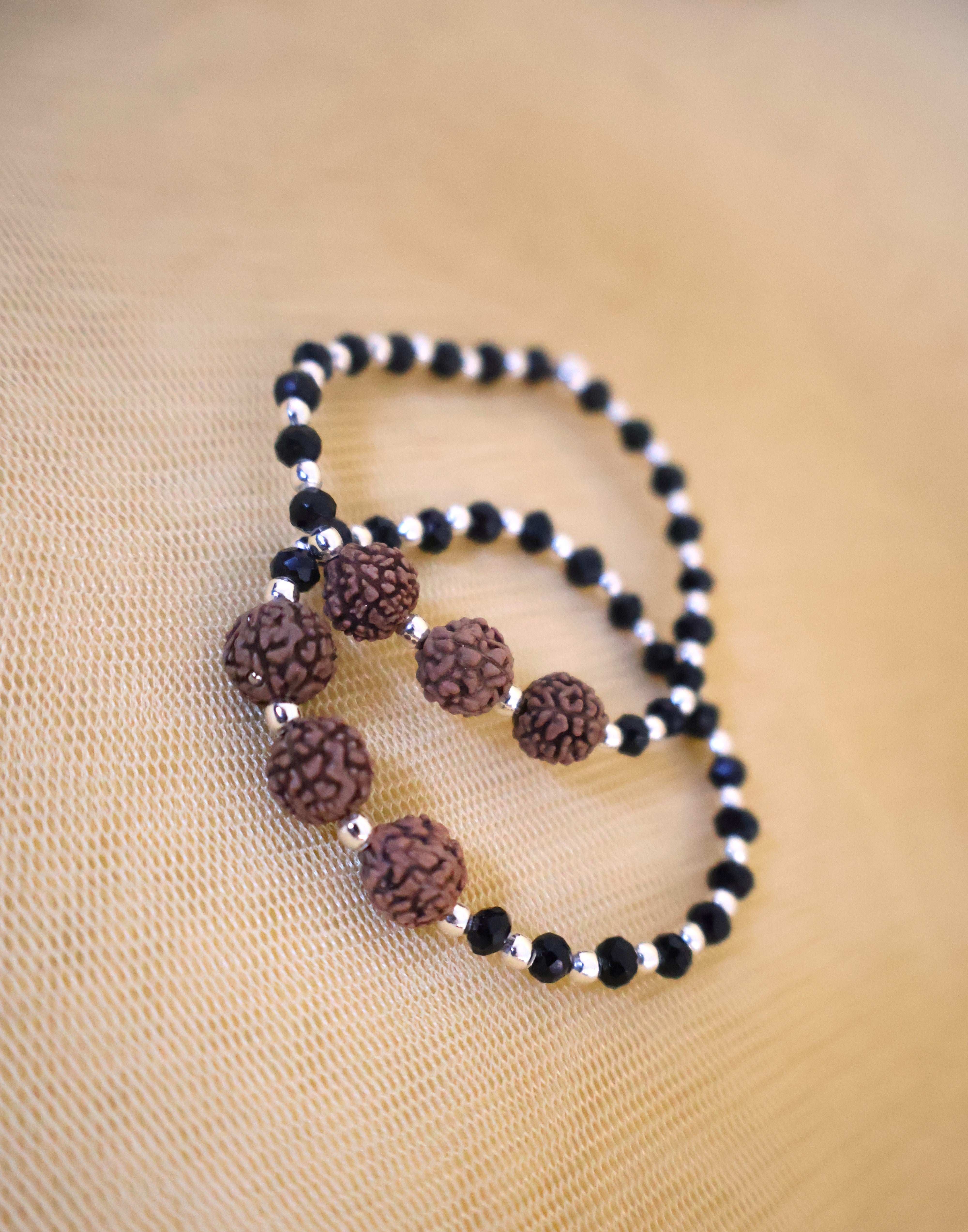 Pure Silver Rudraksha Nazariya