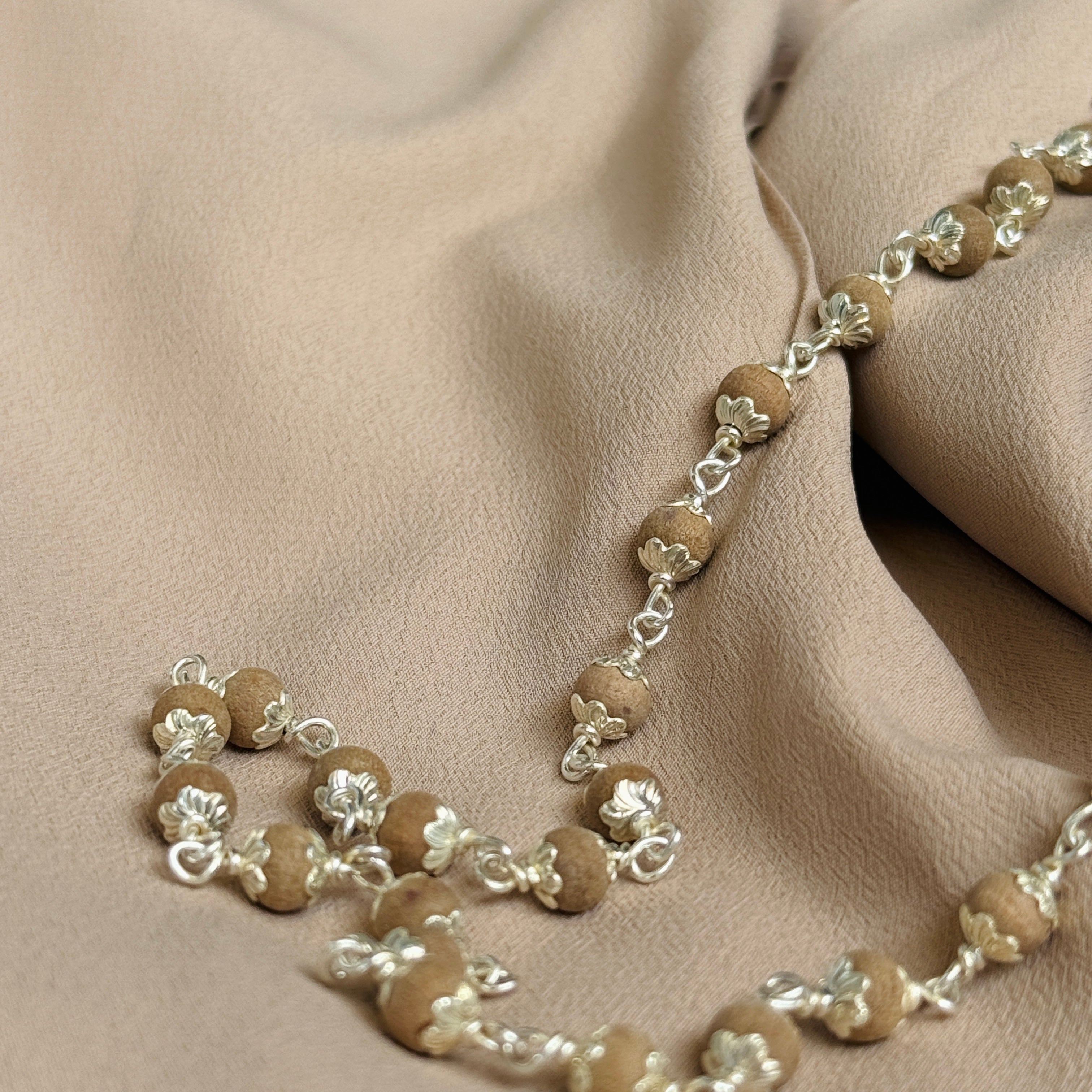 Pure Silver Tulsi Mala