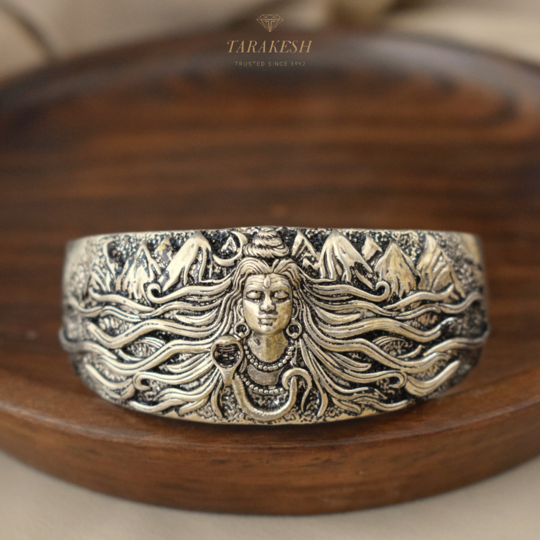 Shiva Pure Silver Bracelet: Tandava Edition