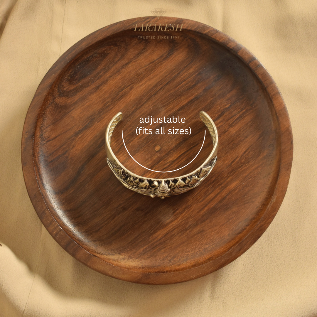 Shiva Pure Silver Bracelet: Tandava Edition