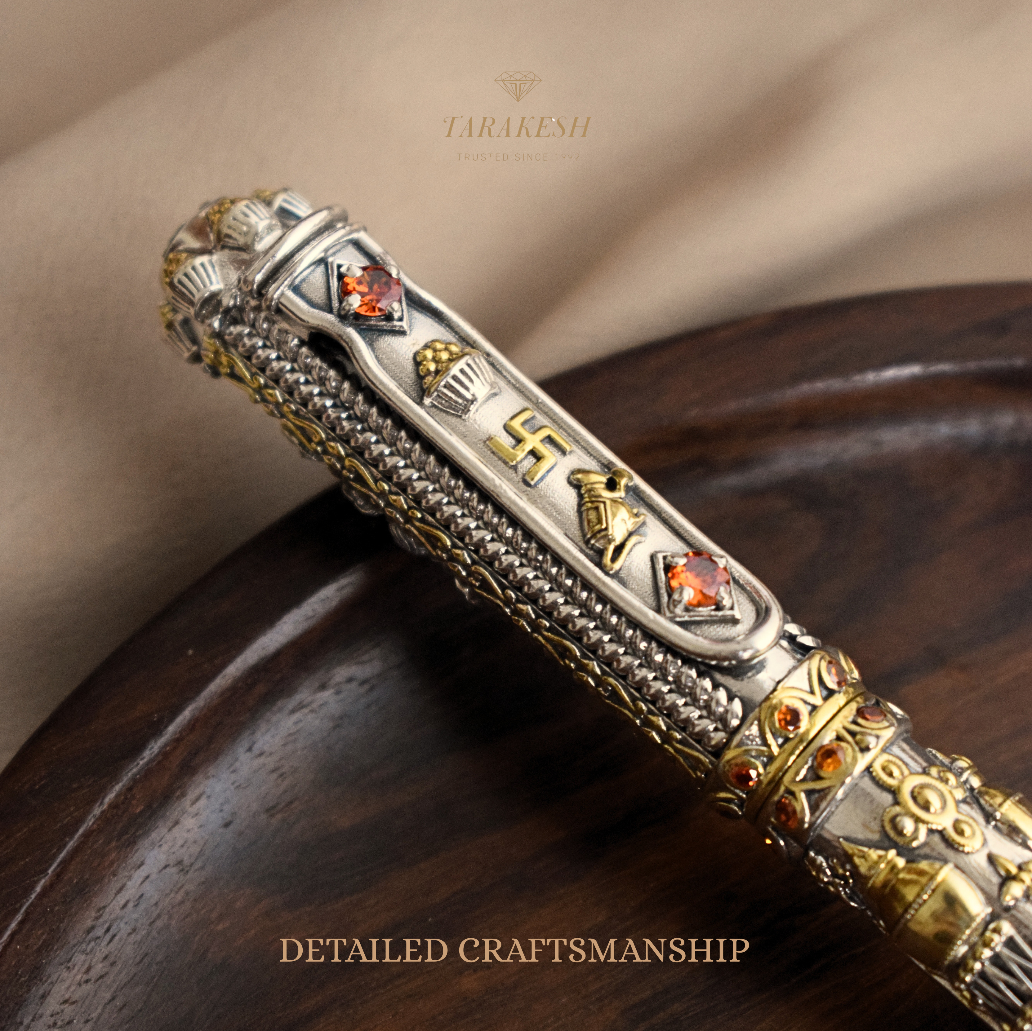Laxmi Ganesha Pure Silver Pen