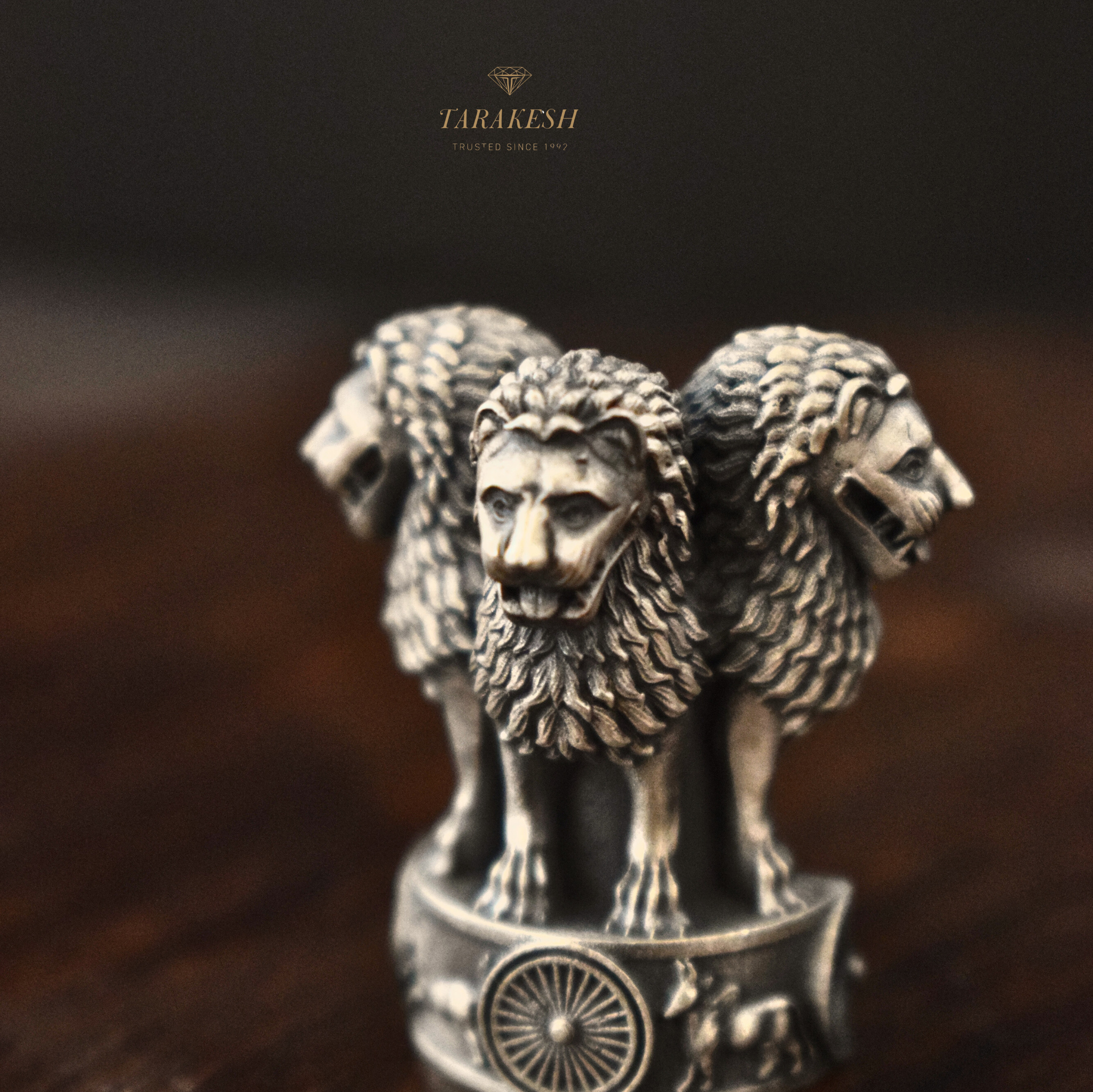 Ashok chakra brooch
