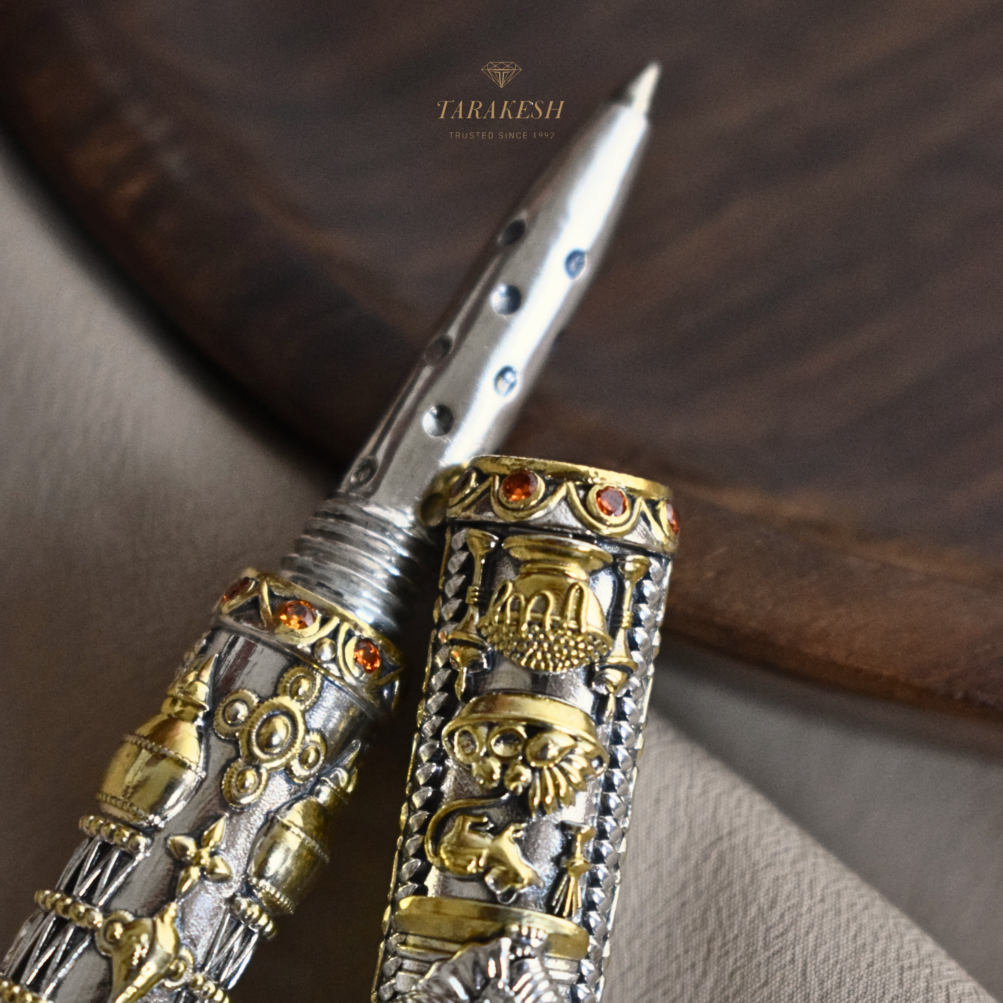 Laxmi Ganesha Pure Silver Pen