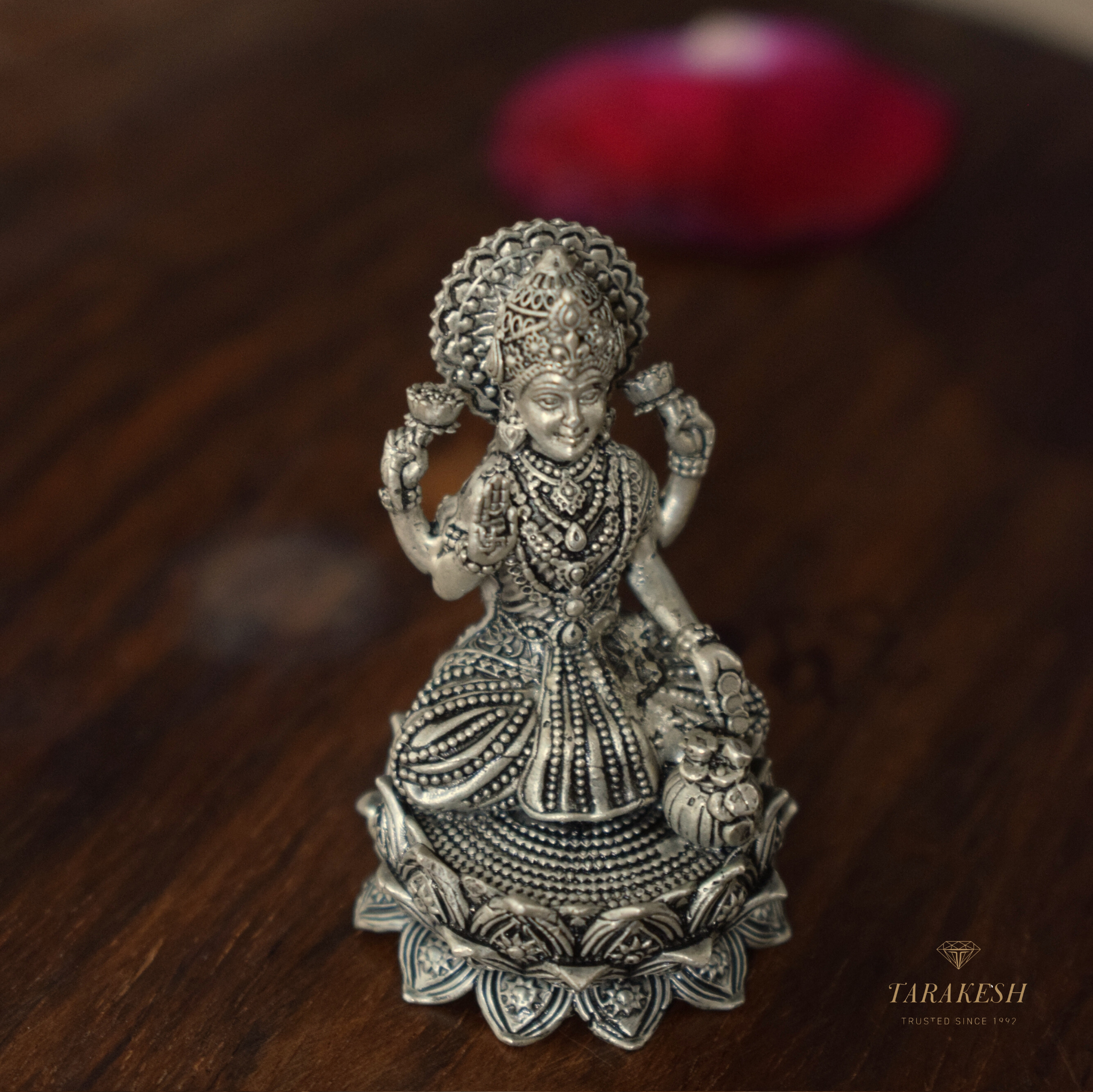 Laxmi Pure Silver Idol: Mahalakshmi Edition