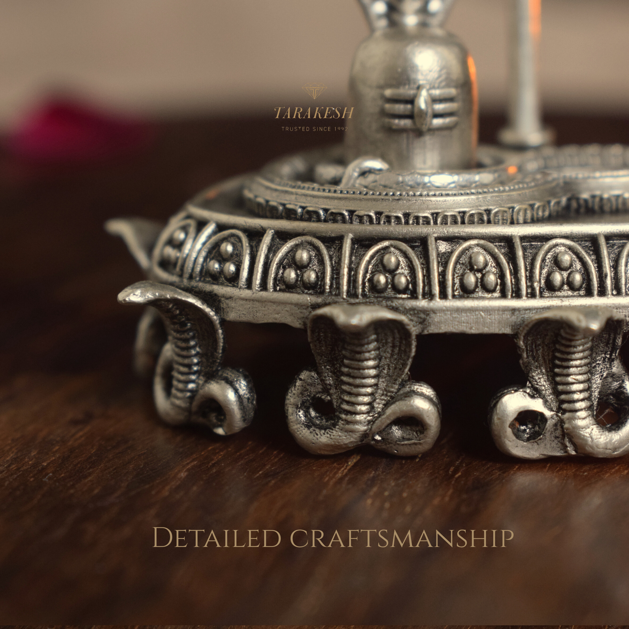 Shiva Pure Silver Idol: Lingam Edition