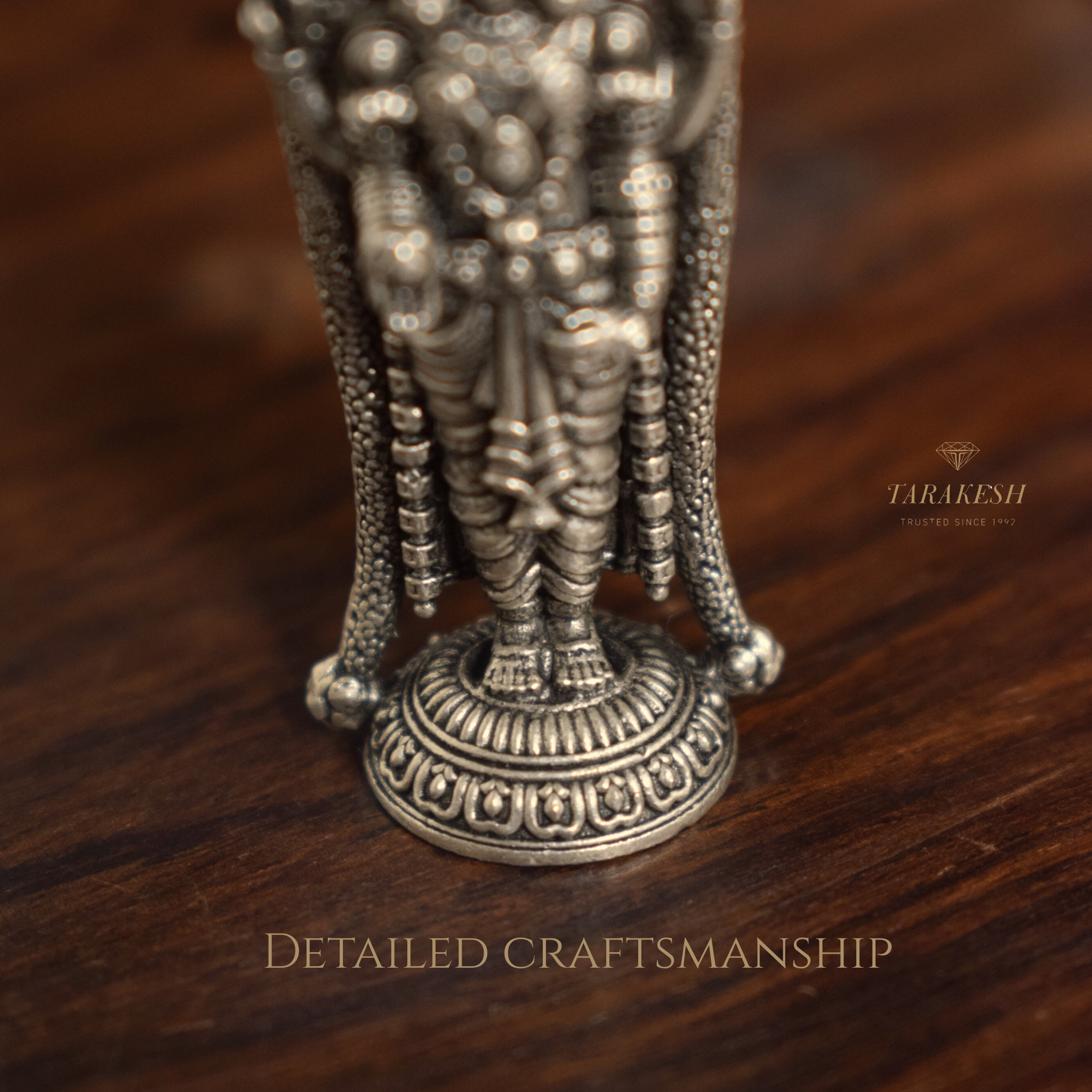 Tirupati Pure Silver Idol: Danda Balaji Edition