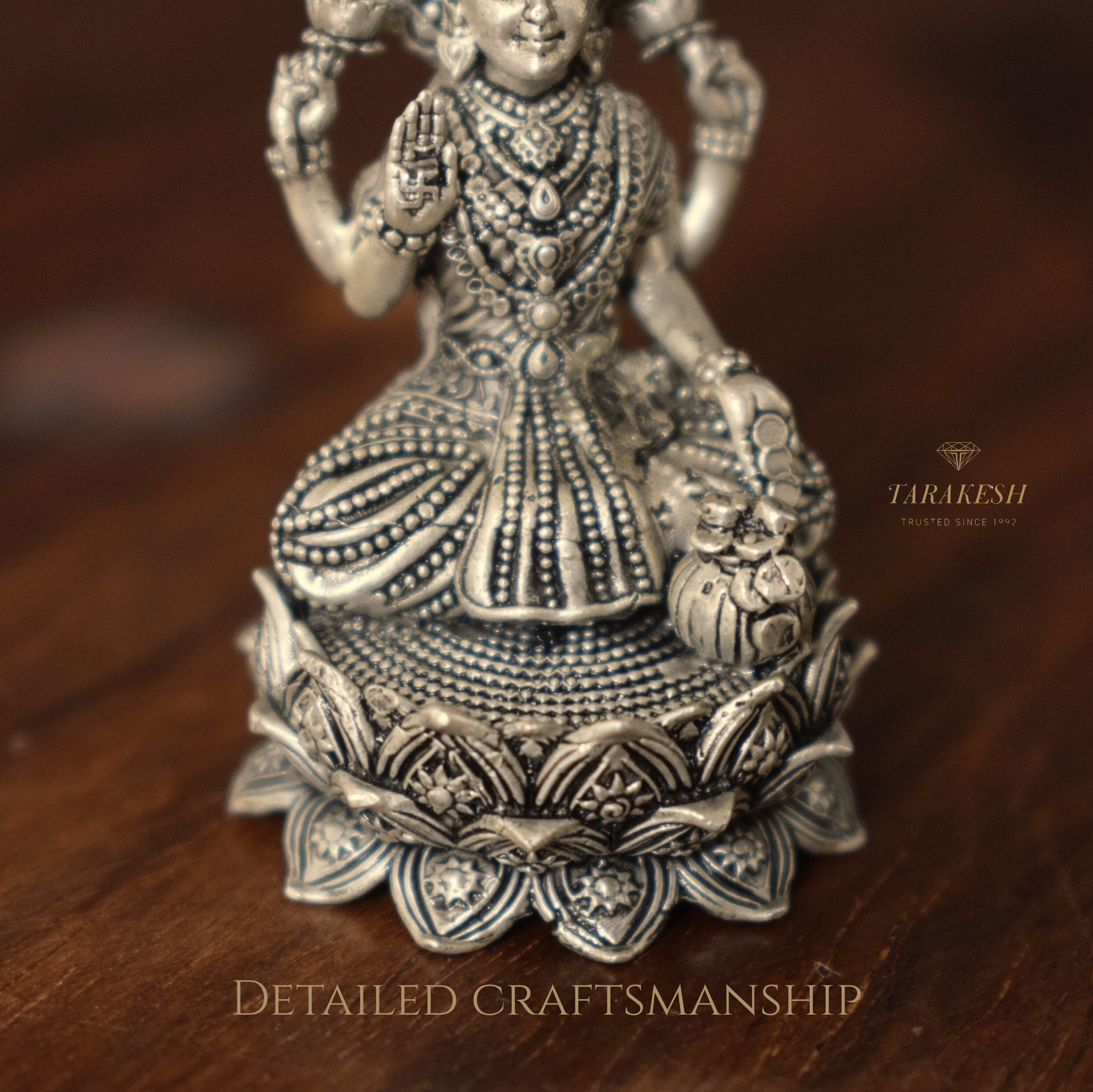 Laxmi Pure Silver Idol: Mahalakshmi Edition