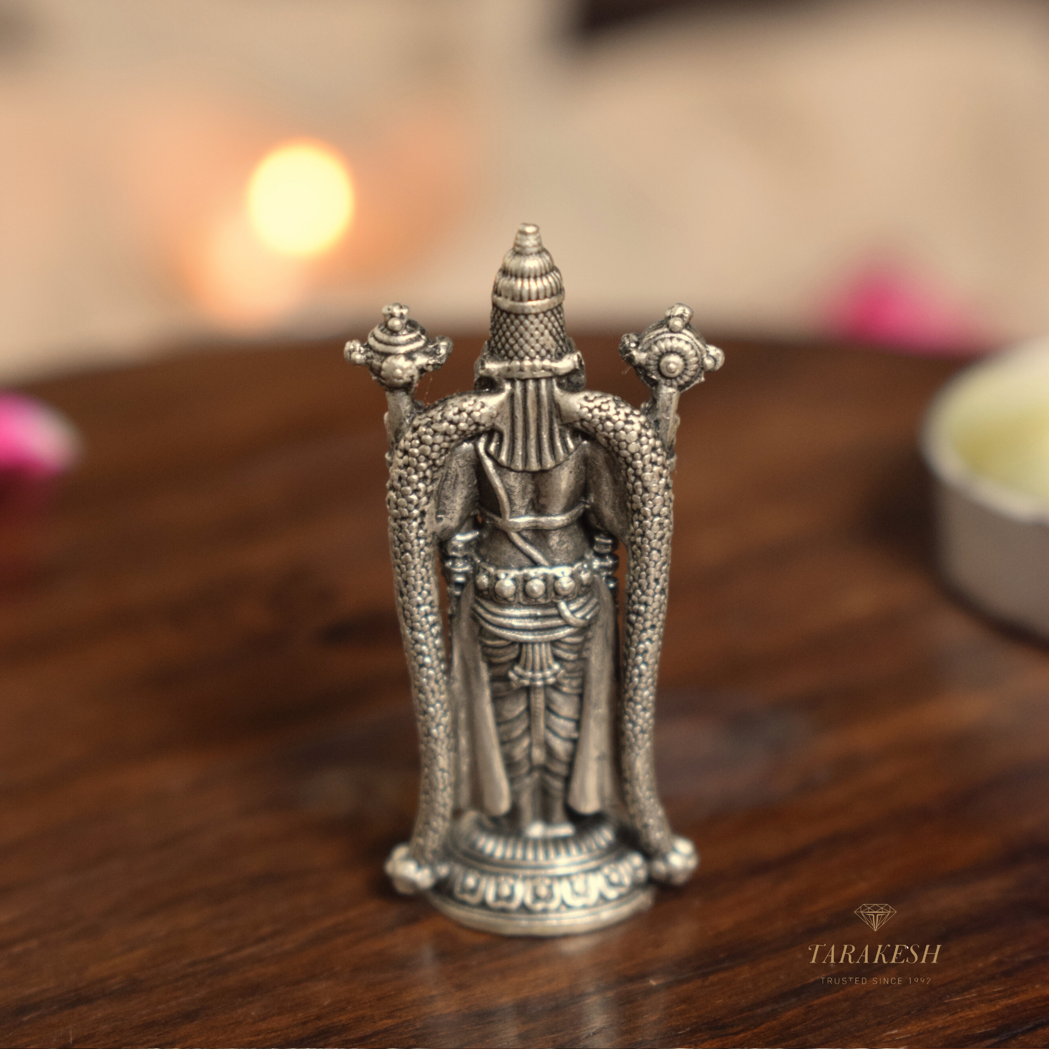 Tirupati Pure Silver Idol: Danda Balaji Edition