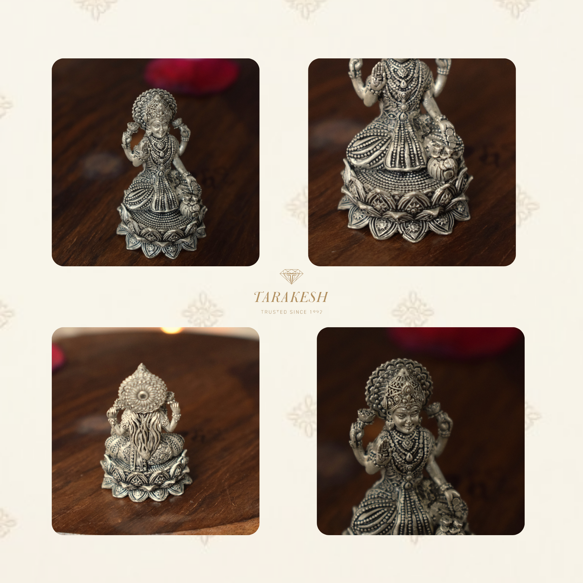 Laxmi Pure Silver Idol: Mahalakshmi Edition