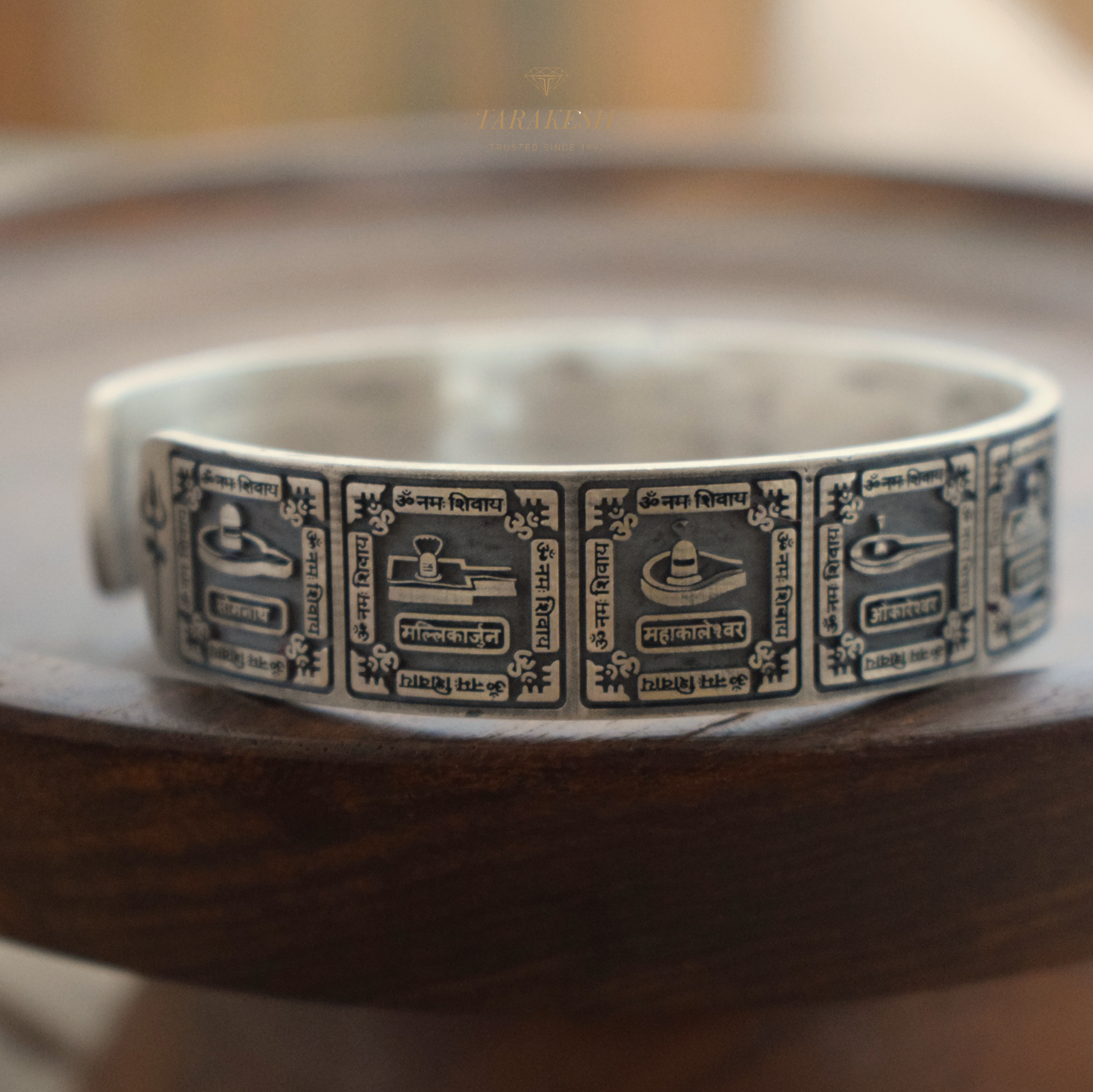 Shiva Pure Silver Bracelet: Jyotirlinga Edition