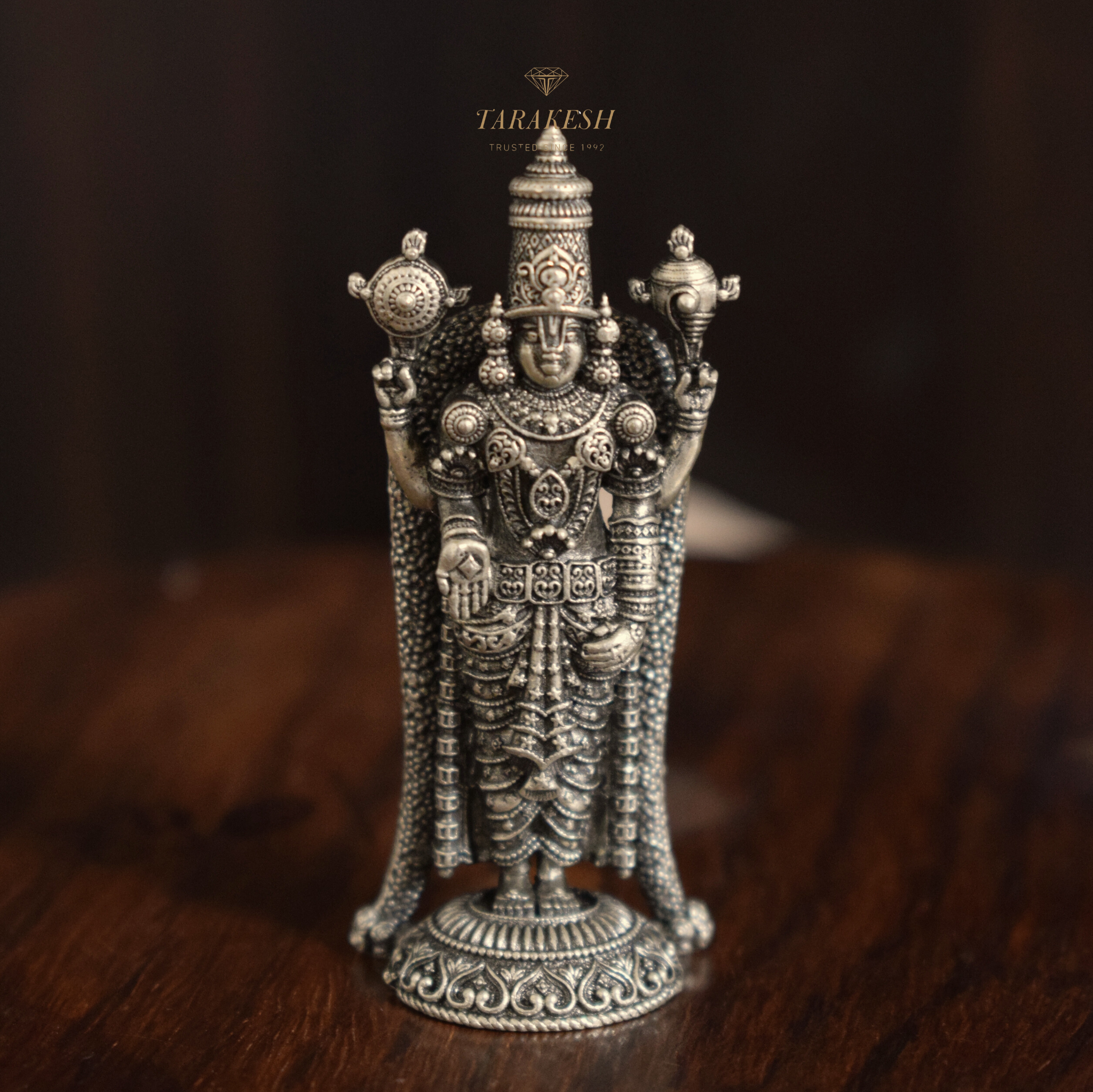 Tirupati Pure Silver Idol: Danda Balaji Edition