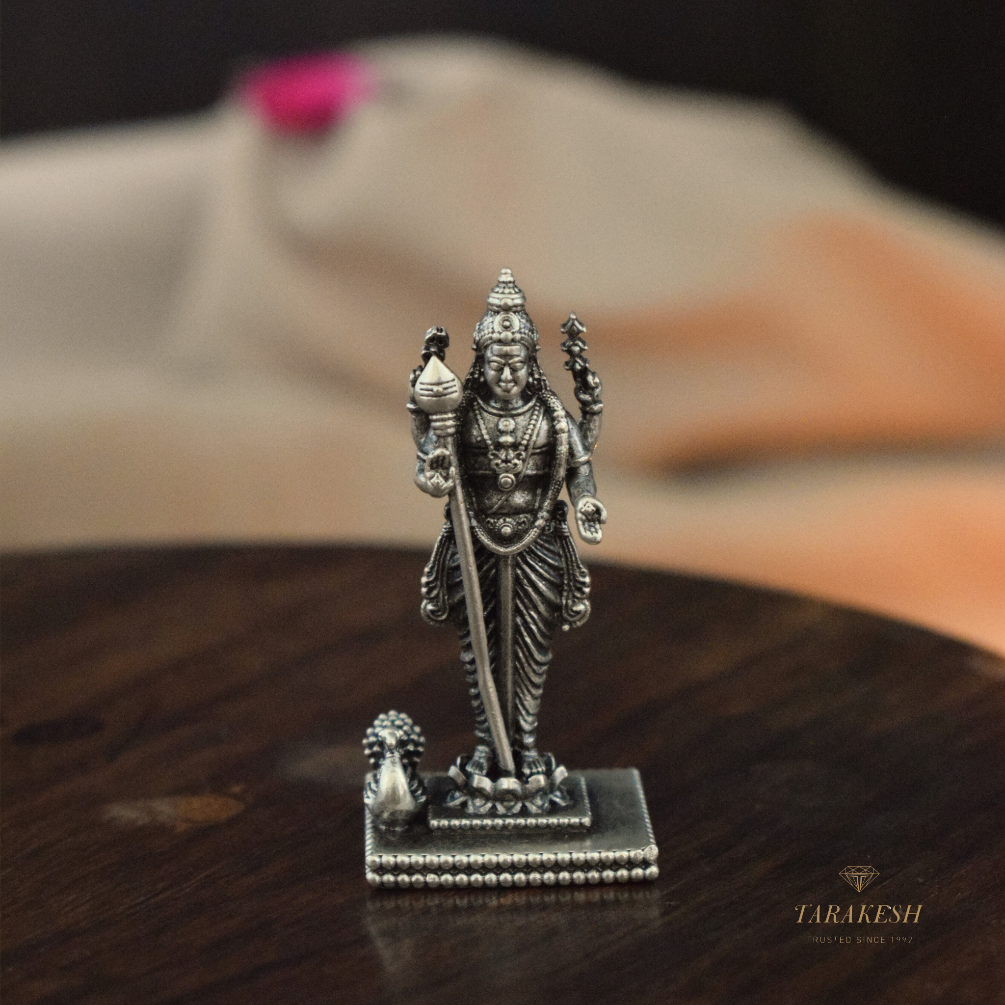 Murugan Pure Silver Idol: Subrahmanya Edition