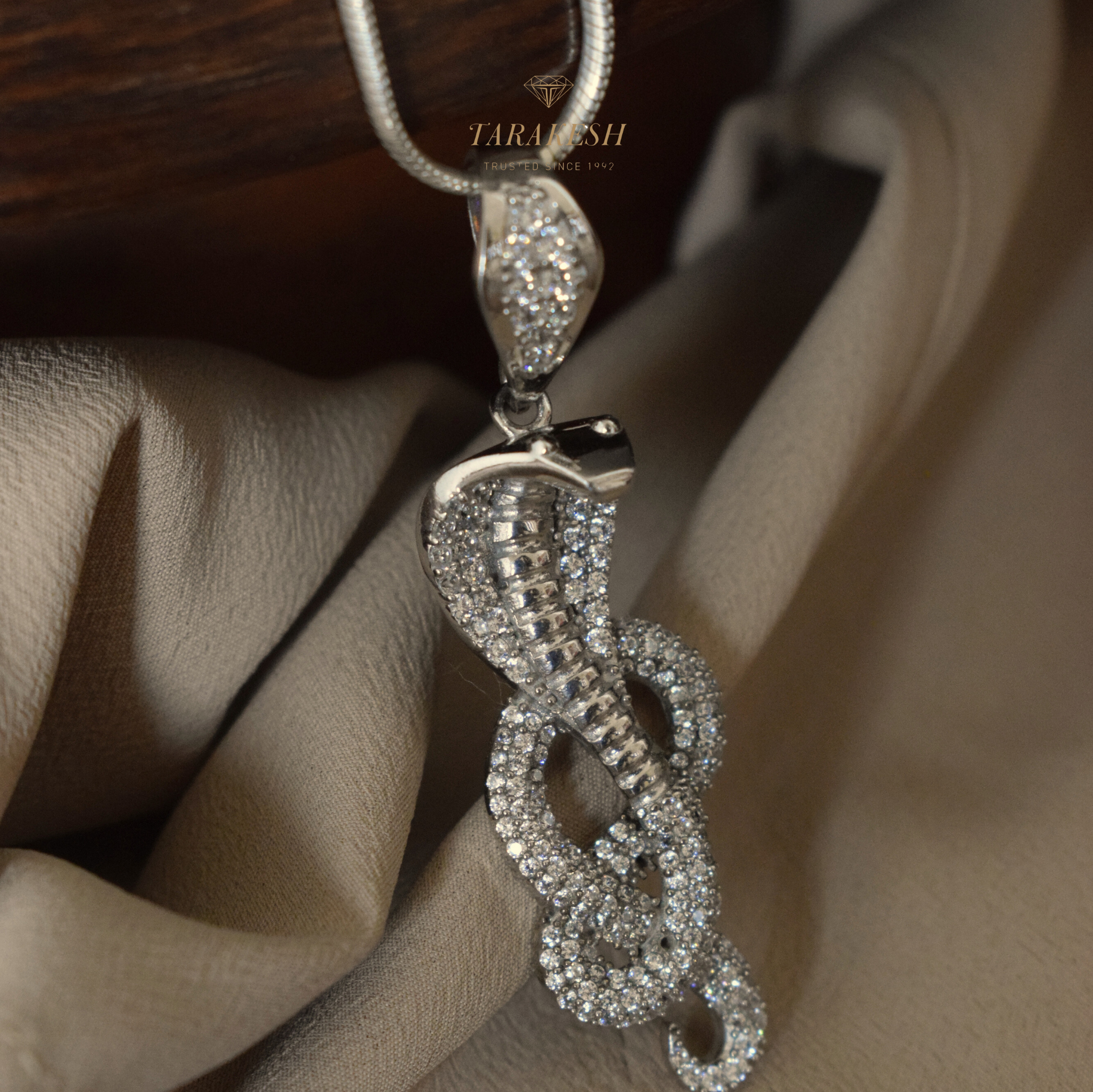 Shiva Pure Silver Pendant: Naagraj Edition