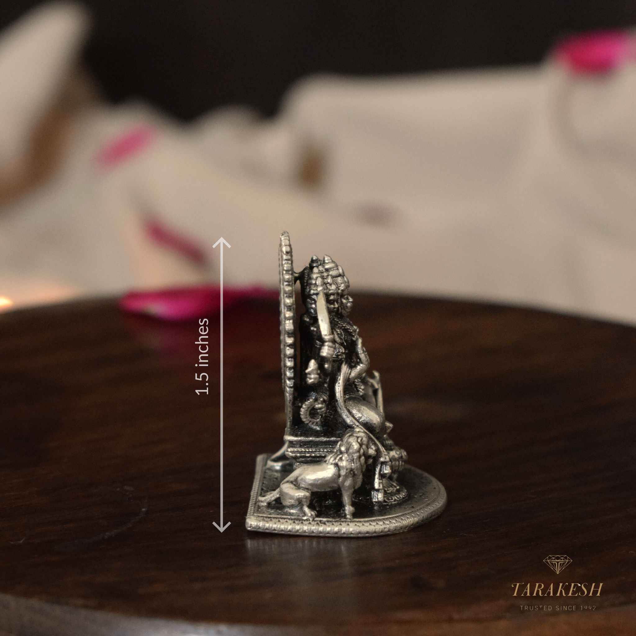 Hanuman Pure Silver Idol: Anjaneya Edition