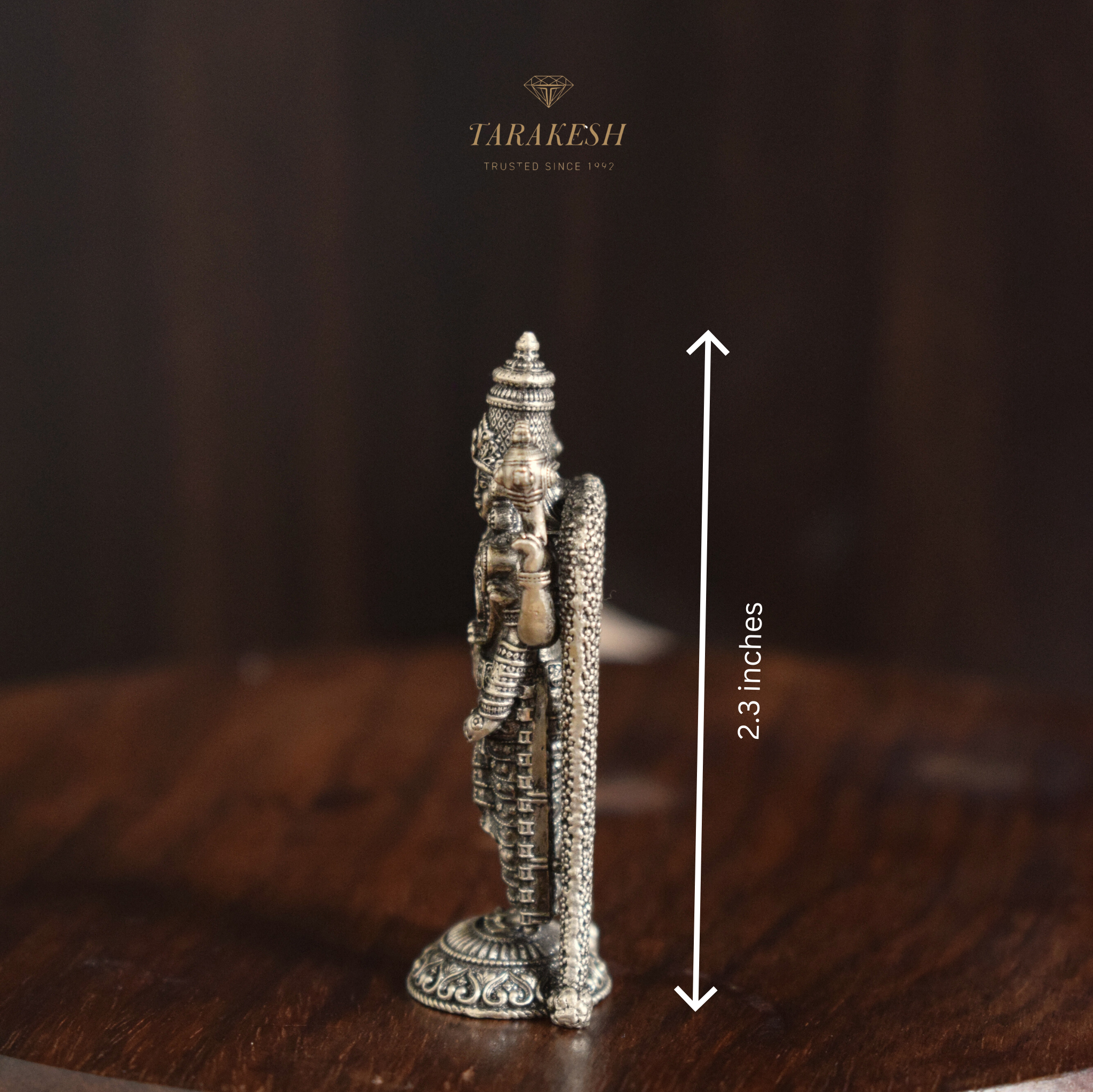 Tirupati Pure Silver Idol: Danda Balaji Edition