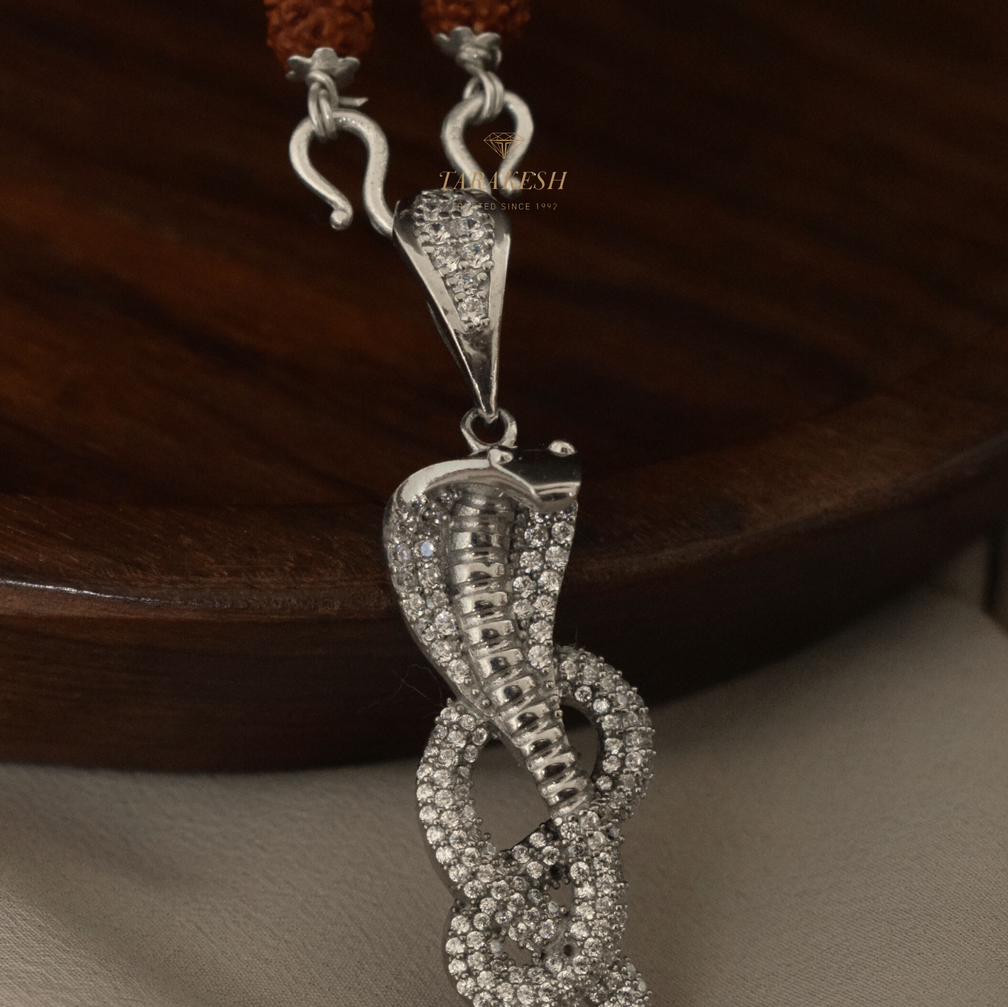 Shiva Pure Silver Pendant: Naagraj Edition