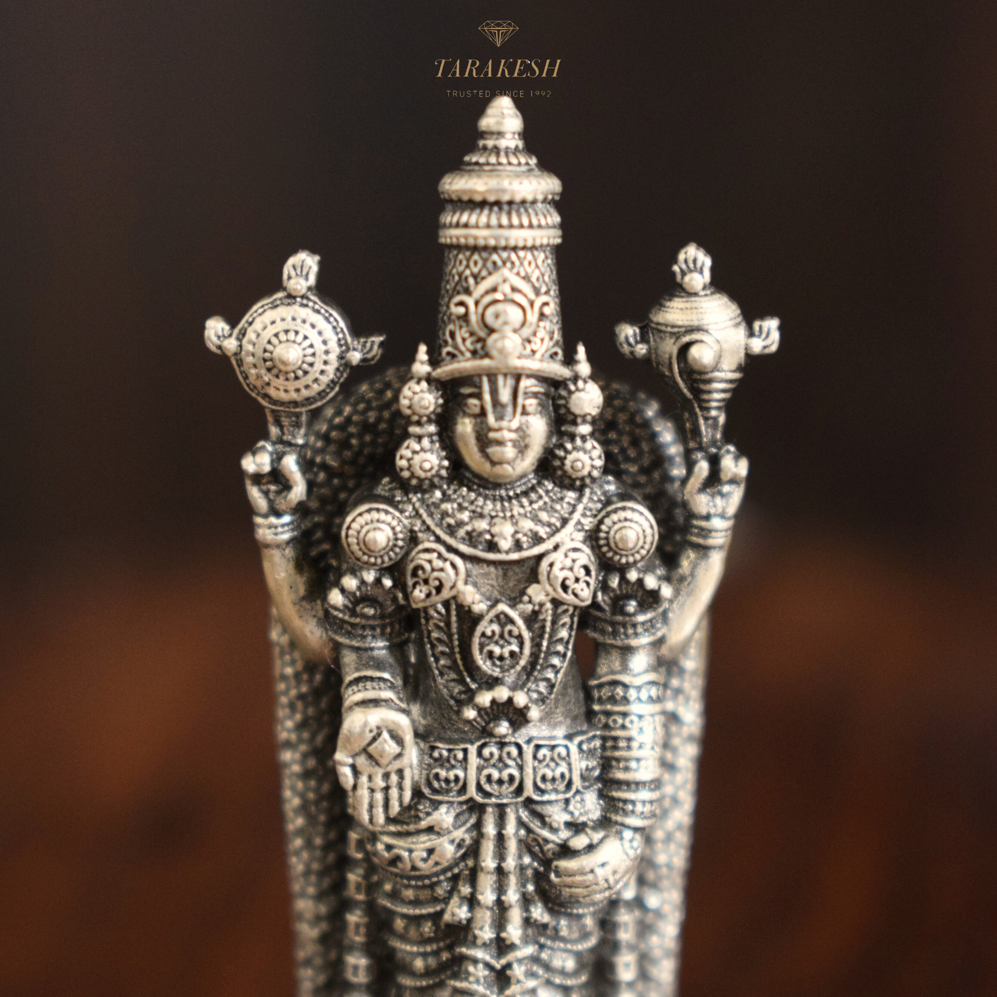 Tirupati Pure Silver Idol: Danda Balaji Edition