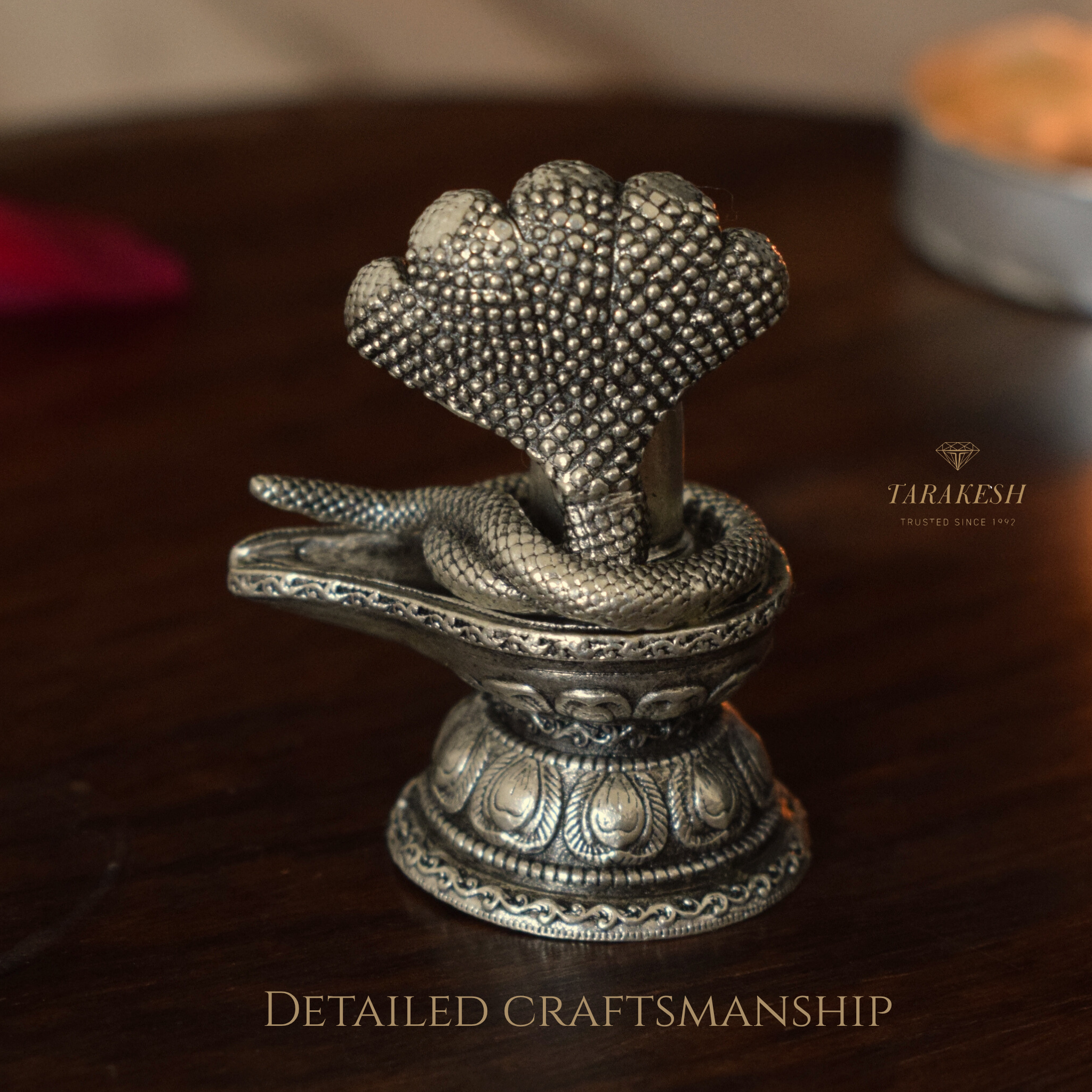 Shiva Pure Silver Idol: Lingraj Edition