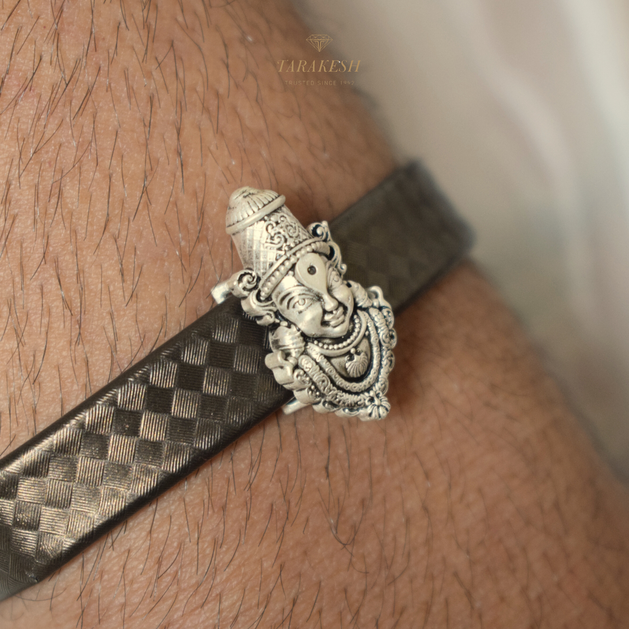 Tirupati silver bracelet