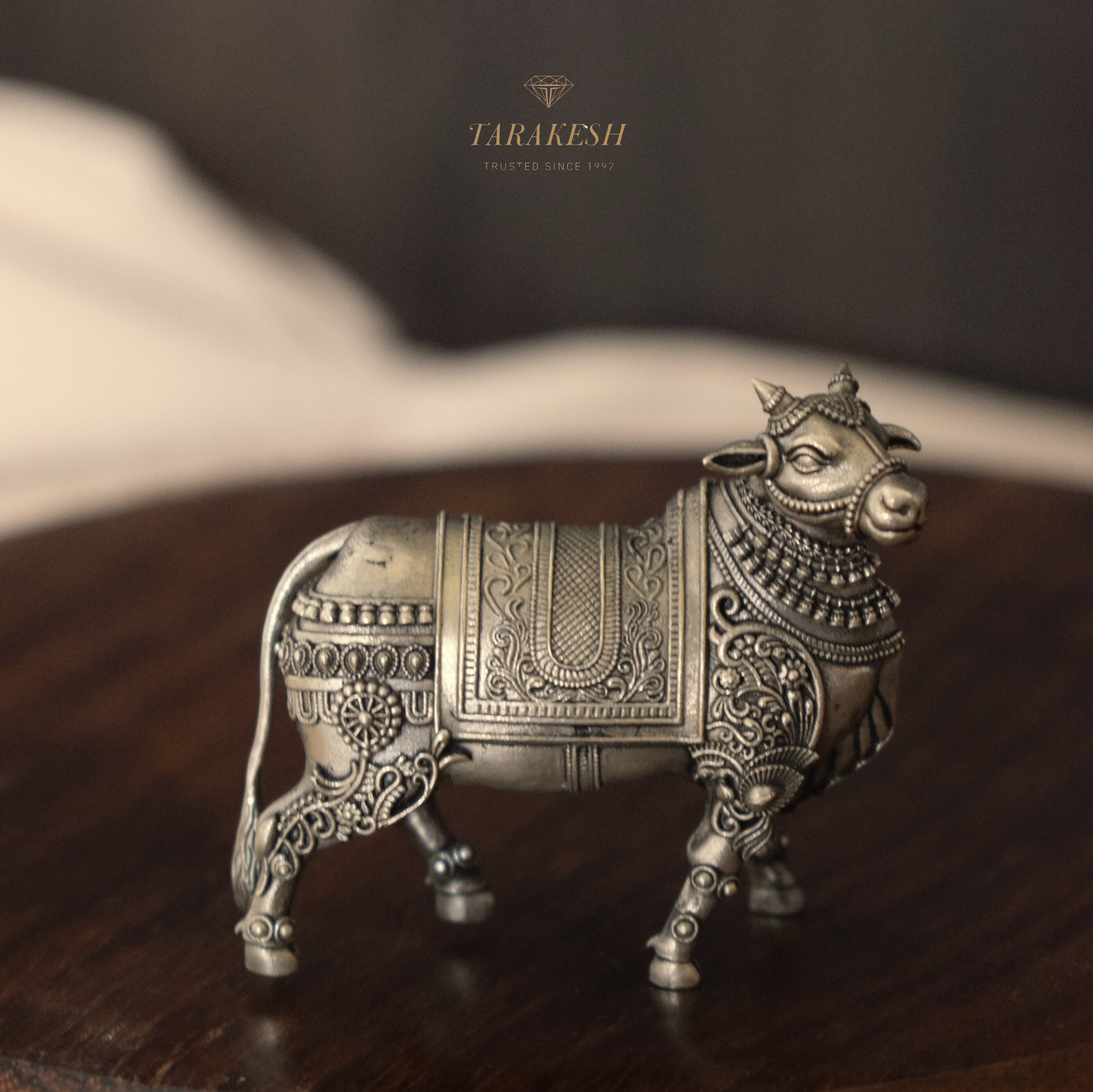 Cow Pure Silver Idol: Kamdhenu Edition