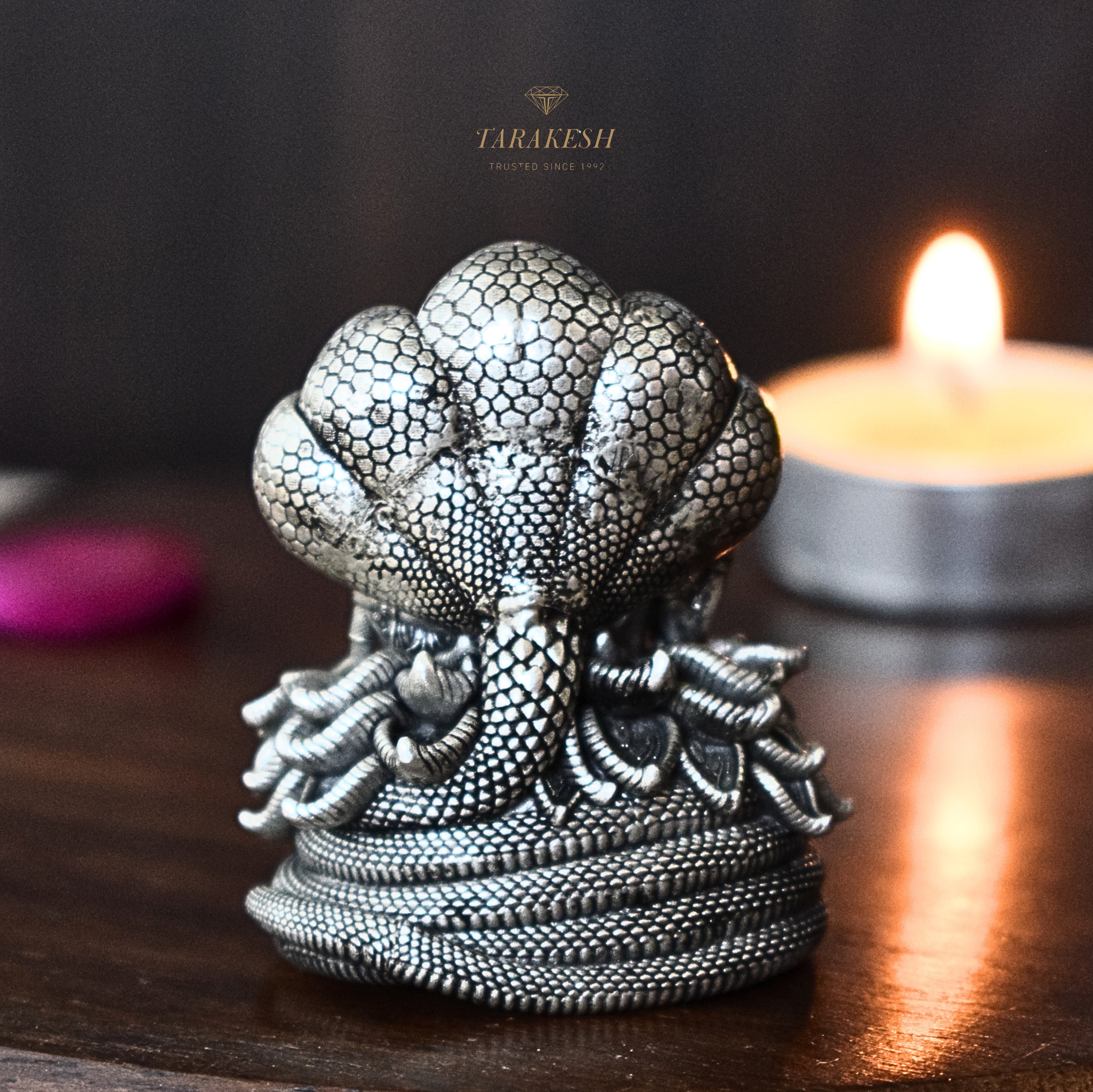 Laxmi Narayan Pure Silver Idol