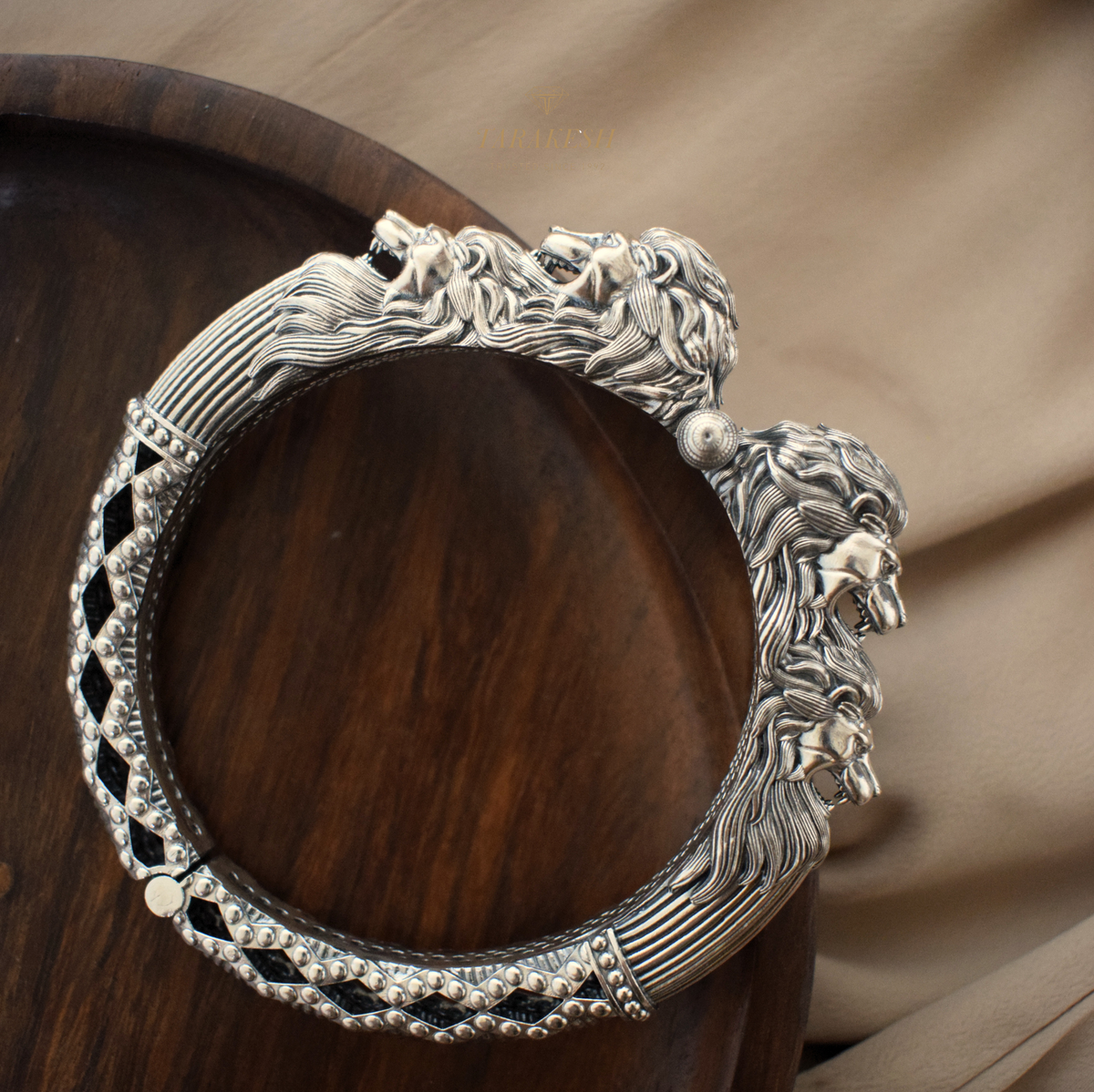 Lion Bracelet Pure Silver: Maharana Edition