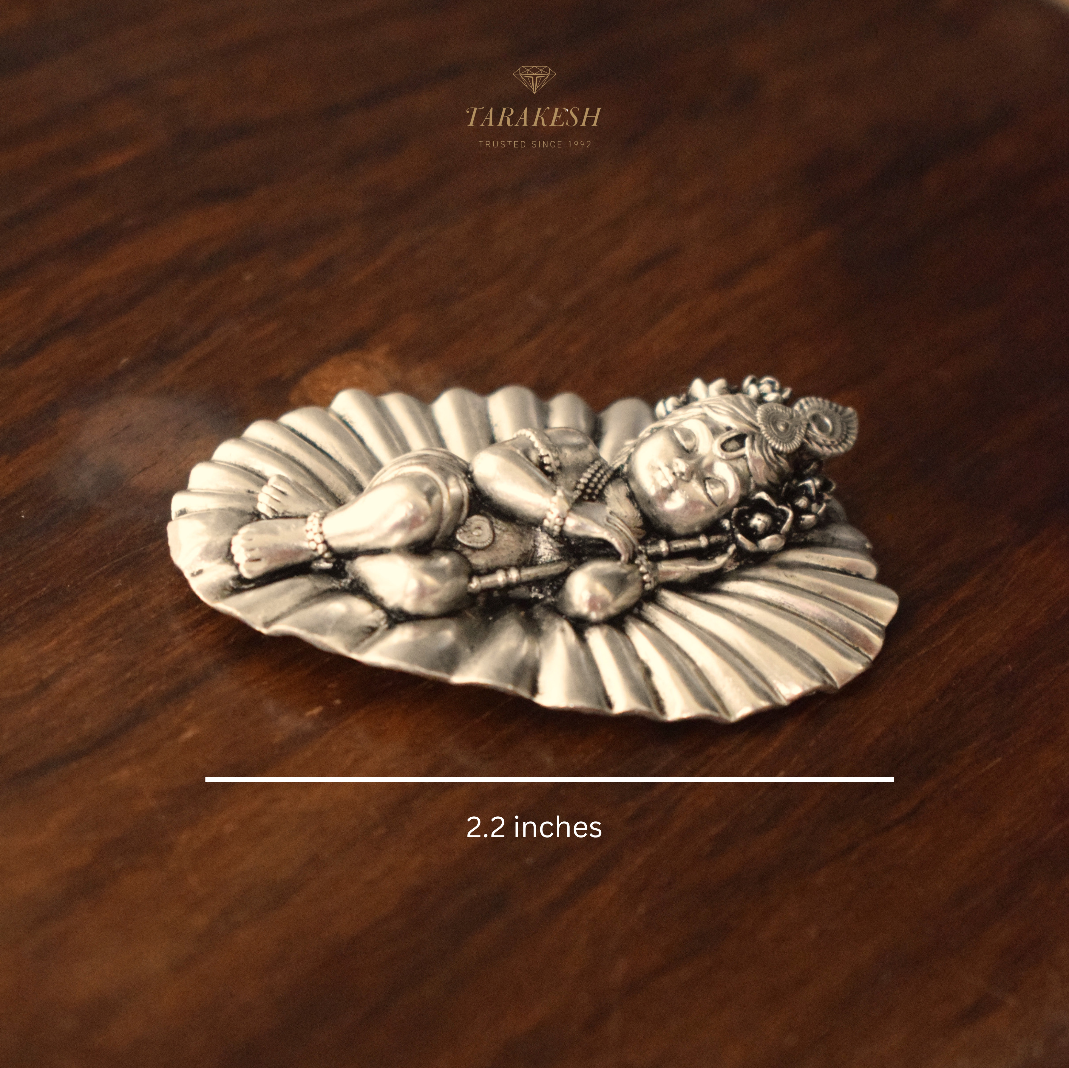 Krishna Pure Silver Idol: Kanha Edition