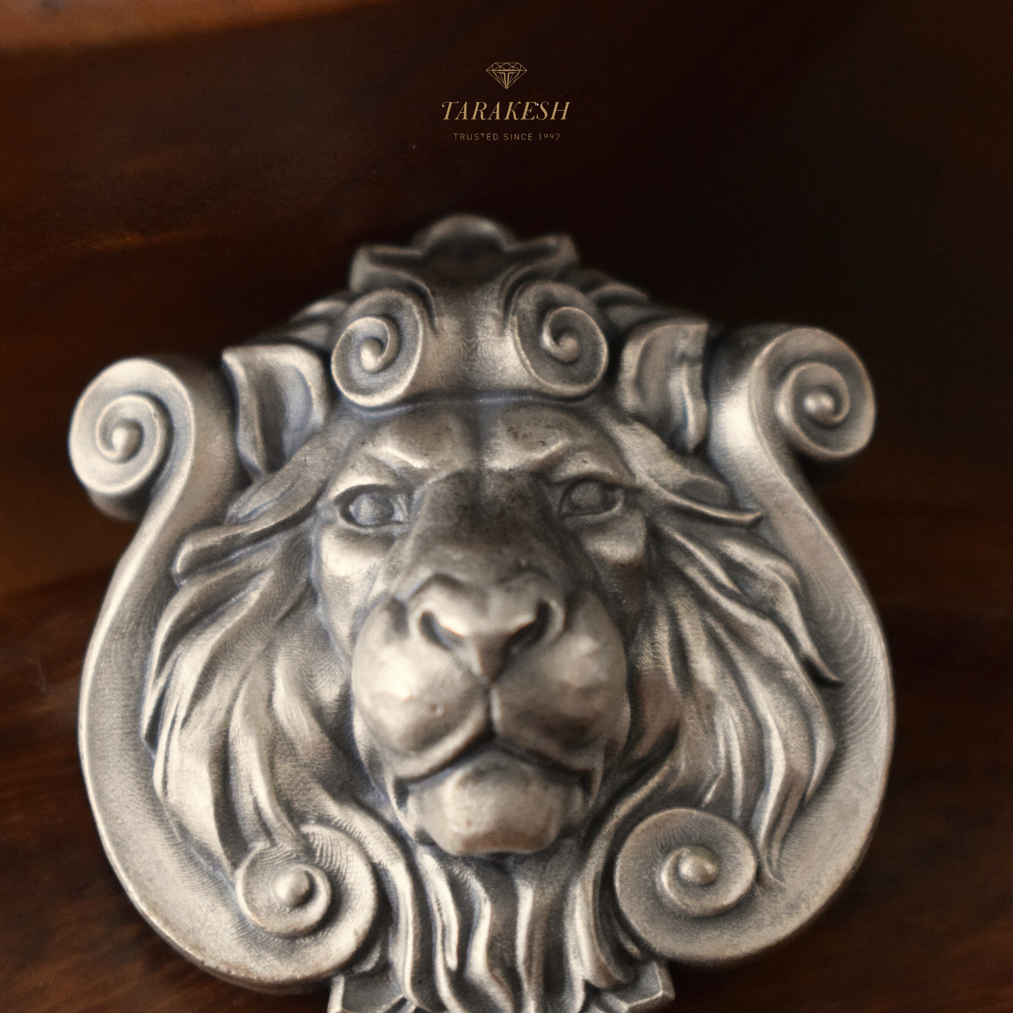 Silver brooch