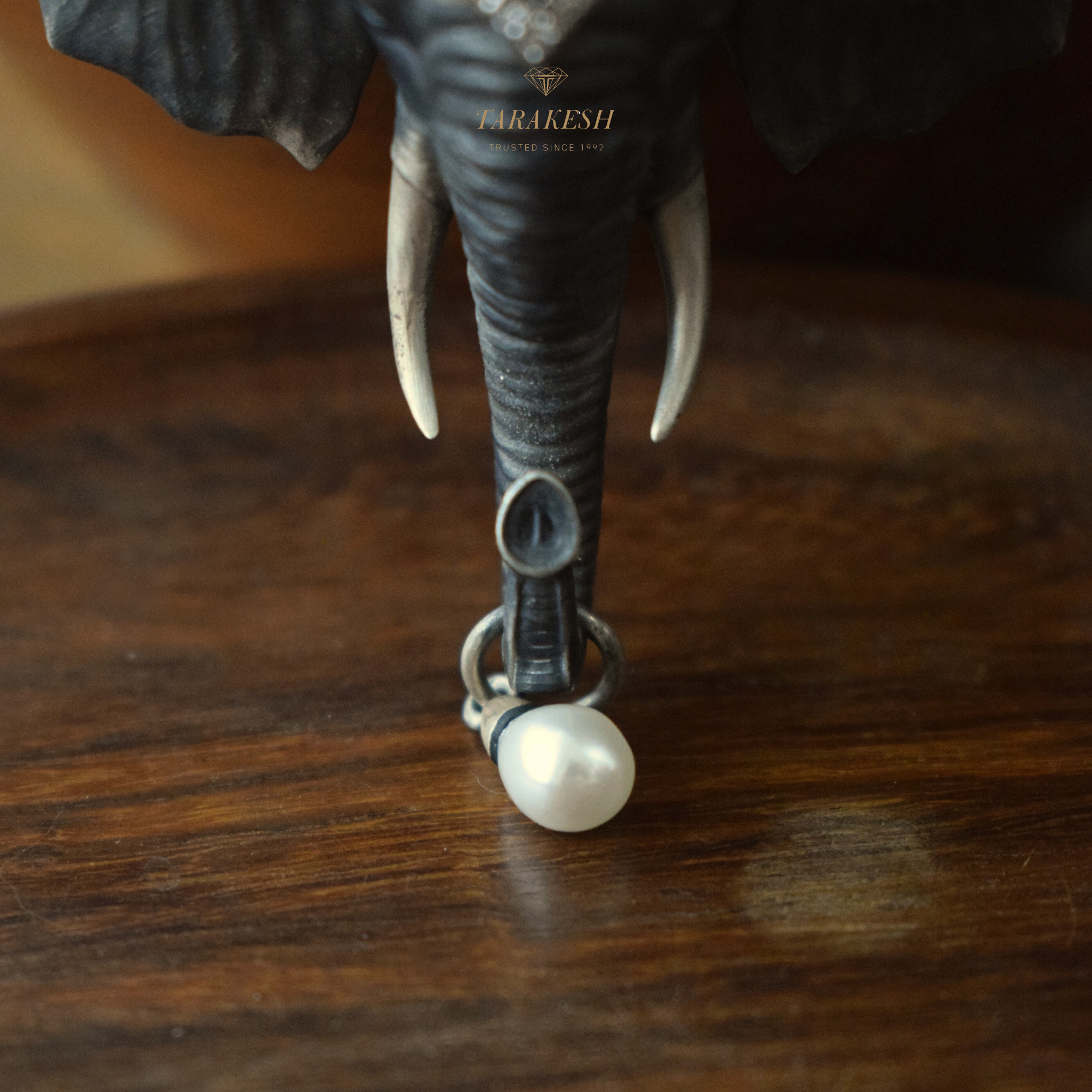 Elephant Pure Silver Brooch