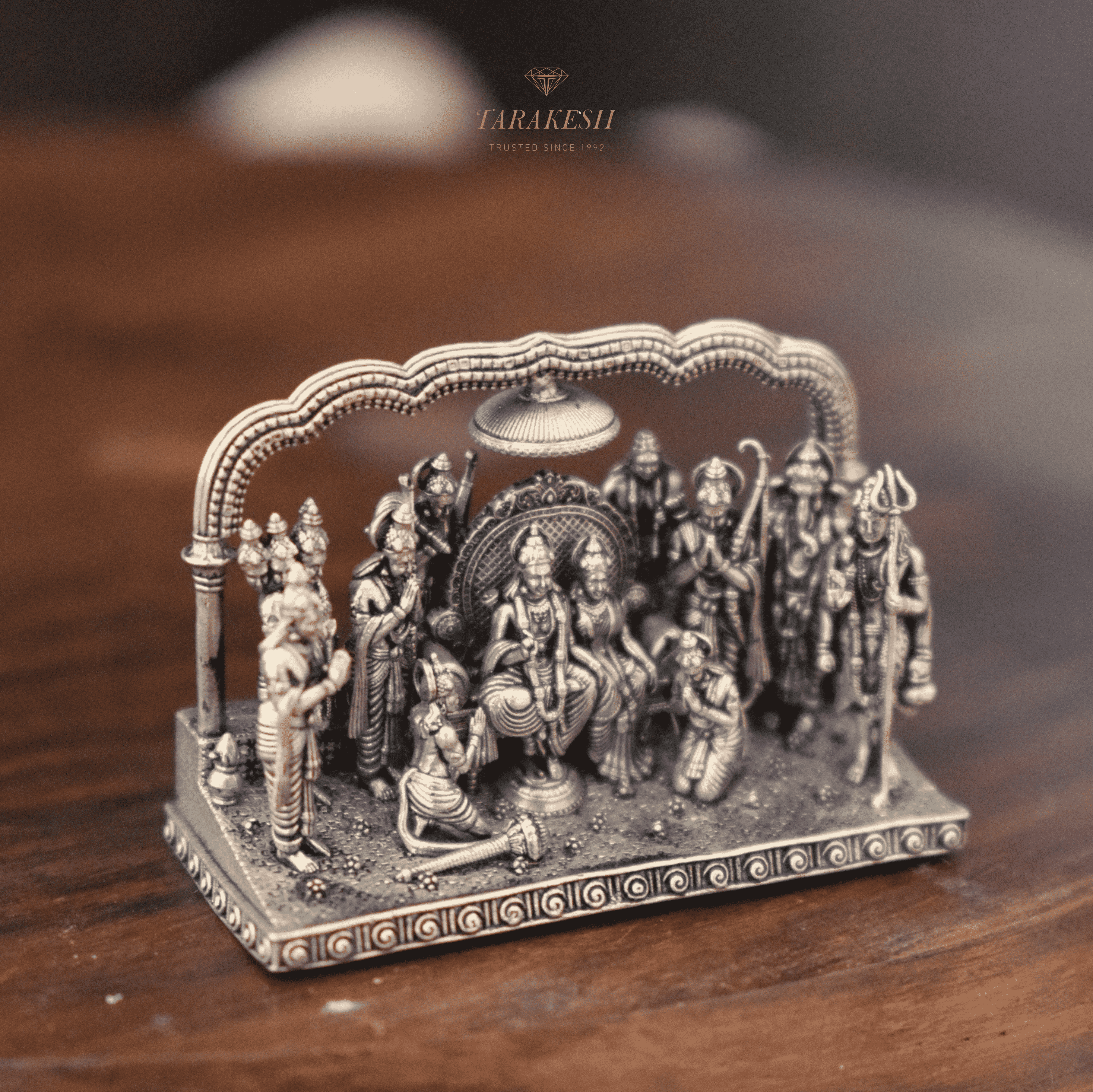 Ram Darbar Pure Silver Idol