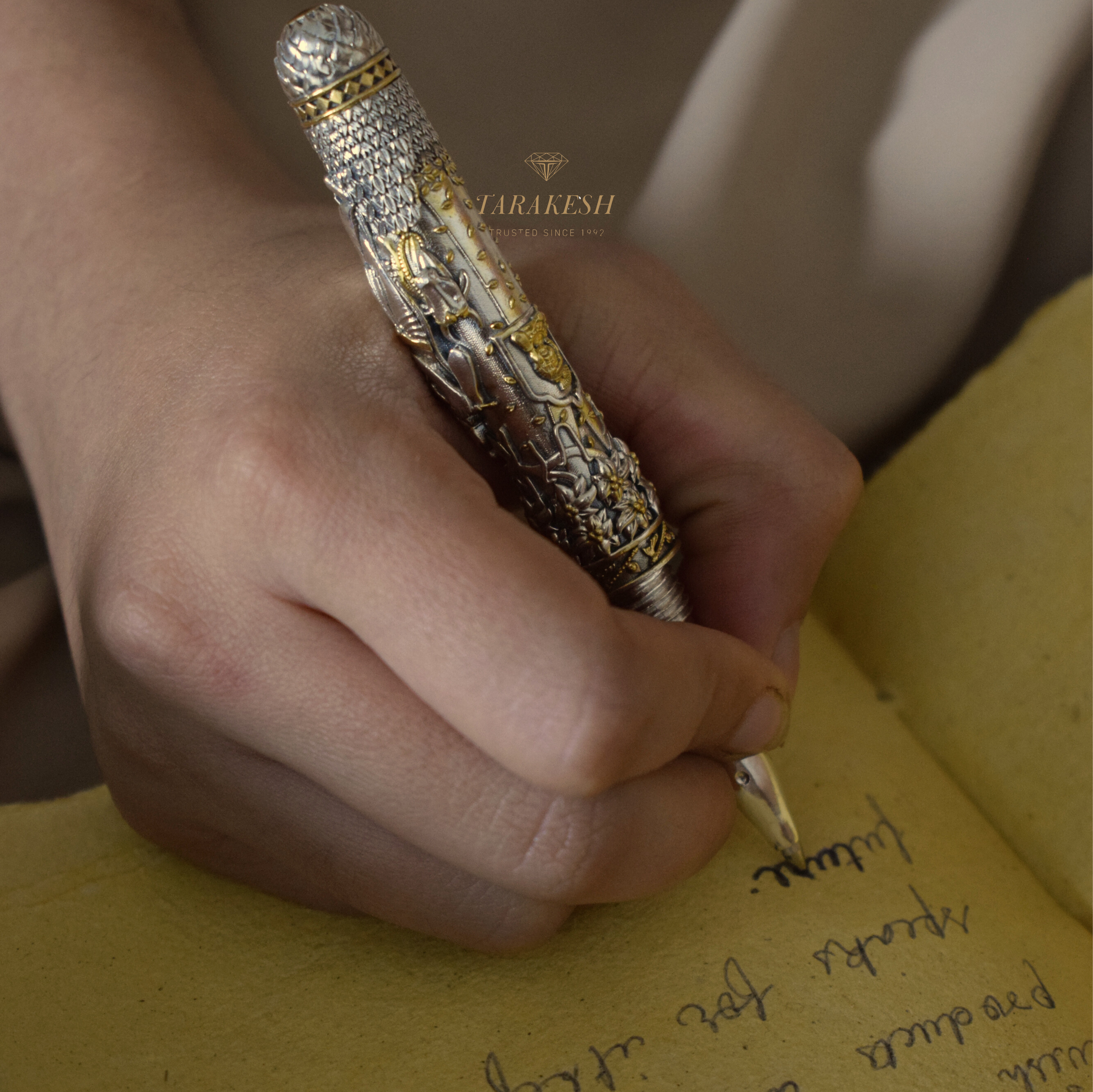 Krishna Pure Silver Pen