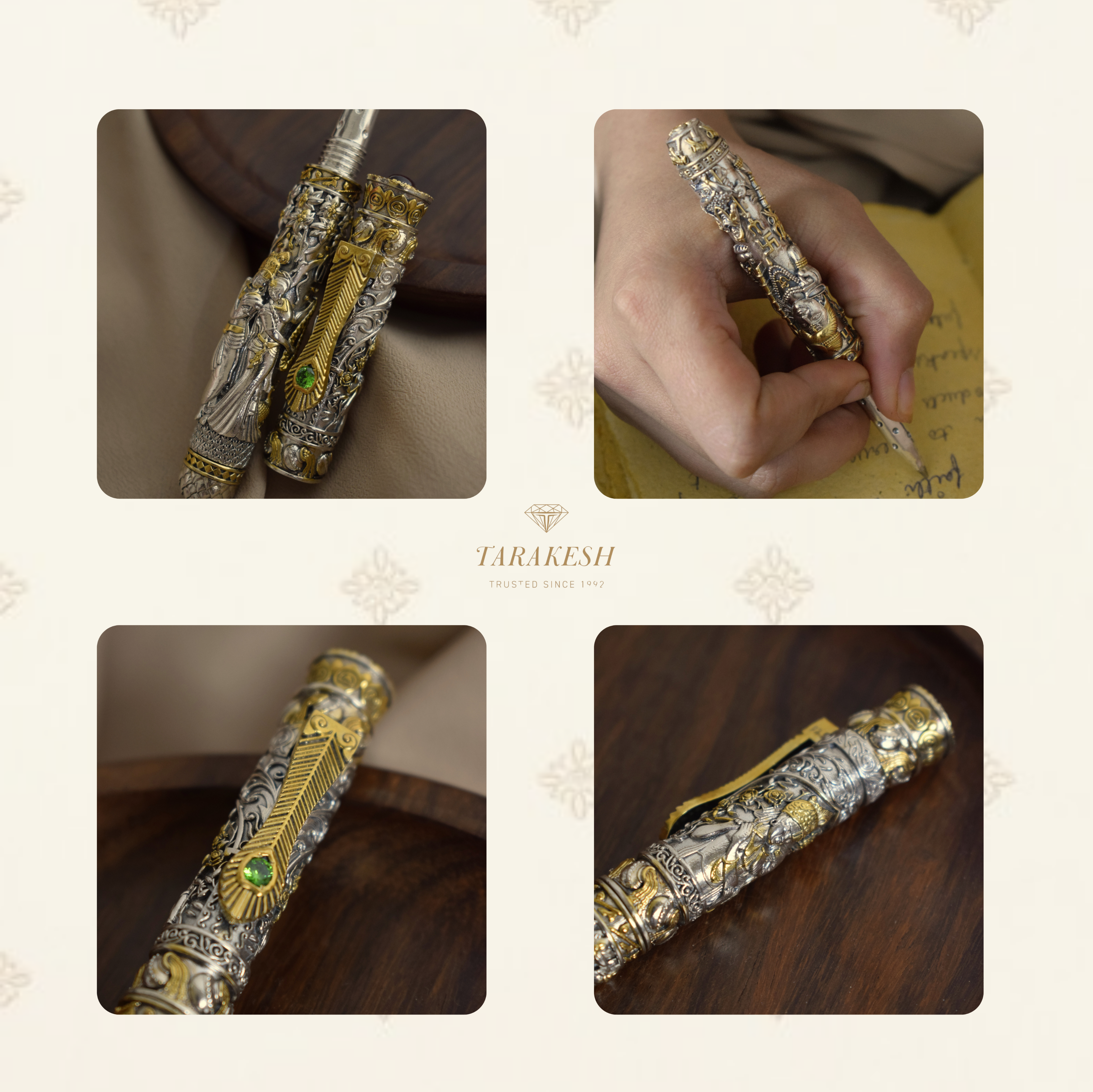 Krishna Pure Silver Pen