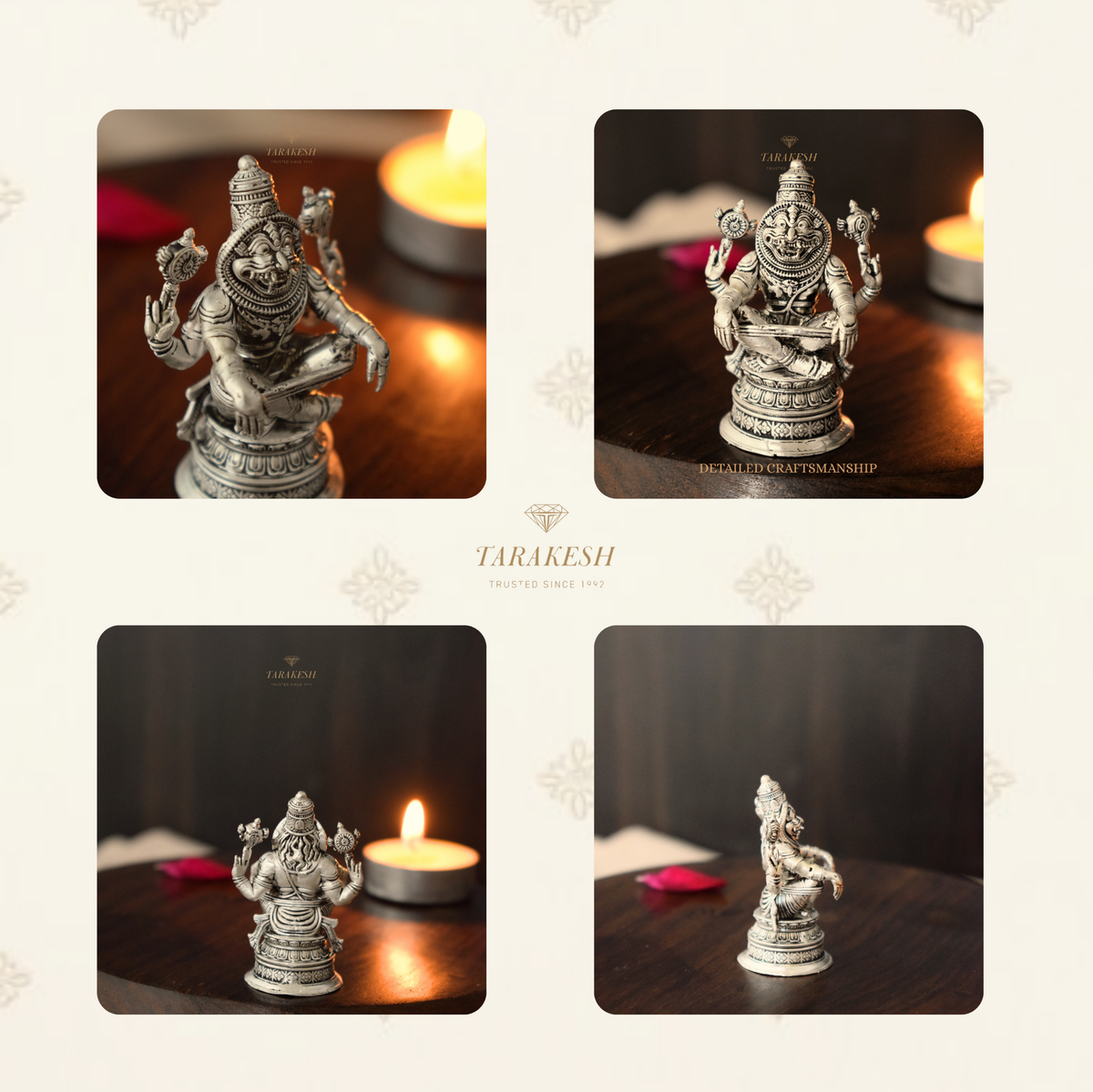 Narasimha Pure Silver Idol