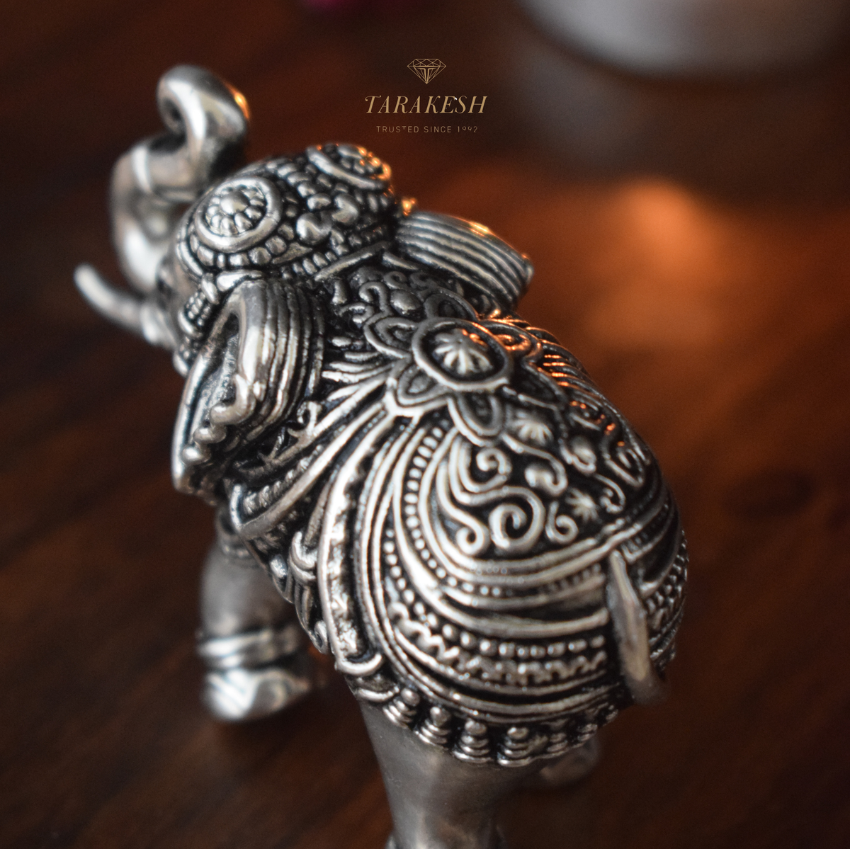Elephant Pure Silver Idol