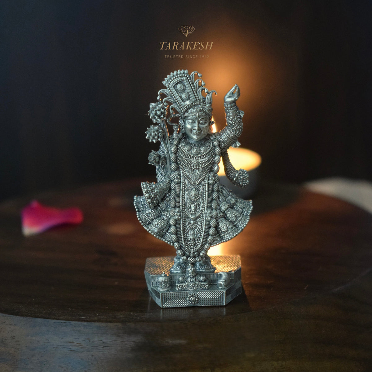 Shreenath Ji Pure Silver Idol