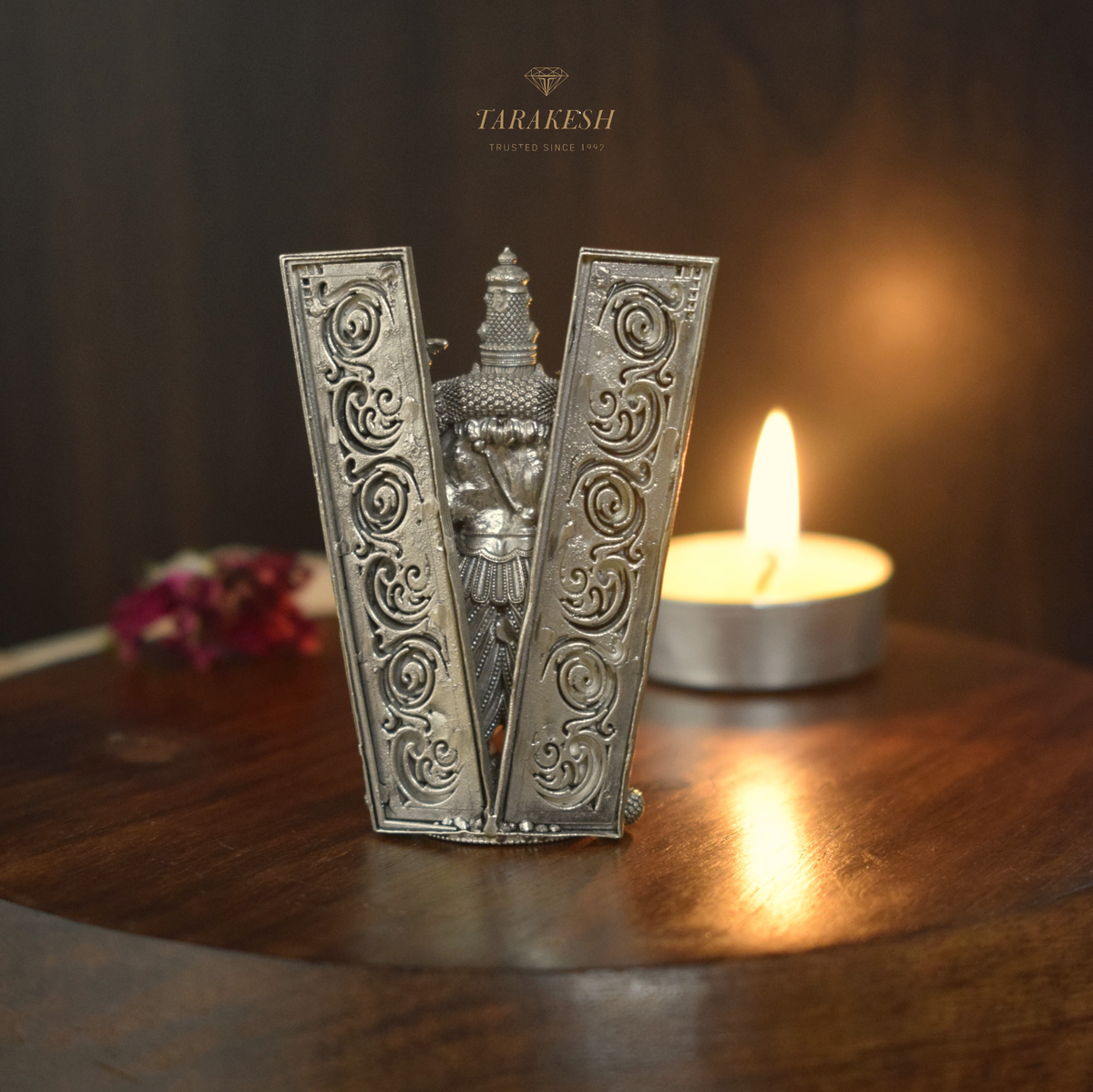 Laxmi Narayan Pure Silver Idol: Craftsman Special