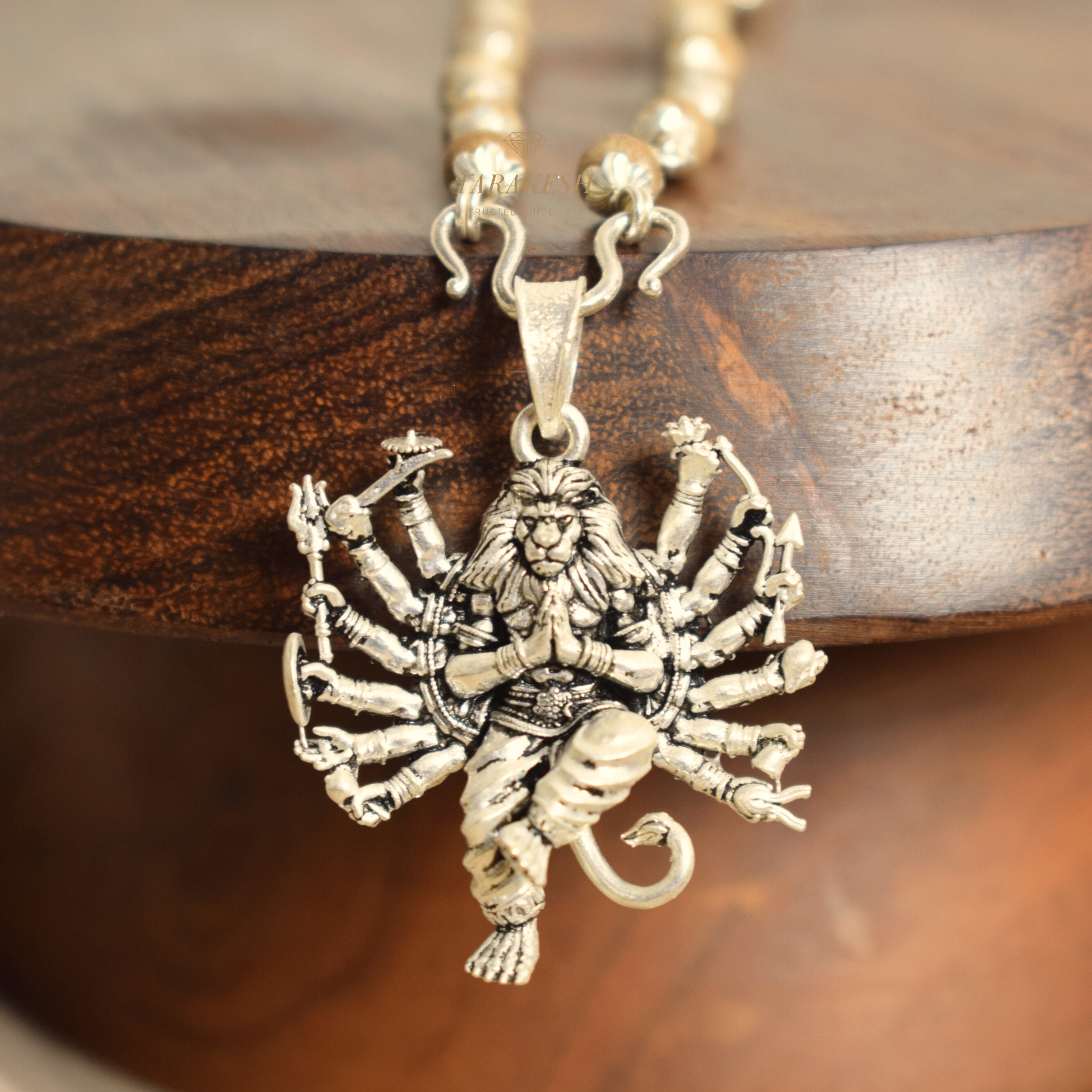 Narasimha Pure Silver Pendent