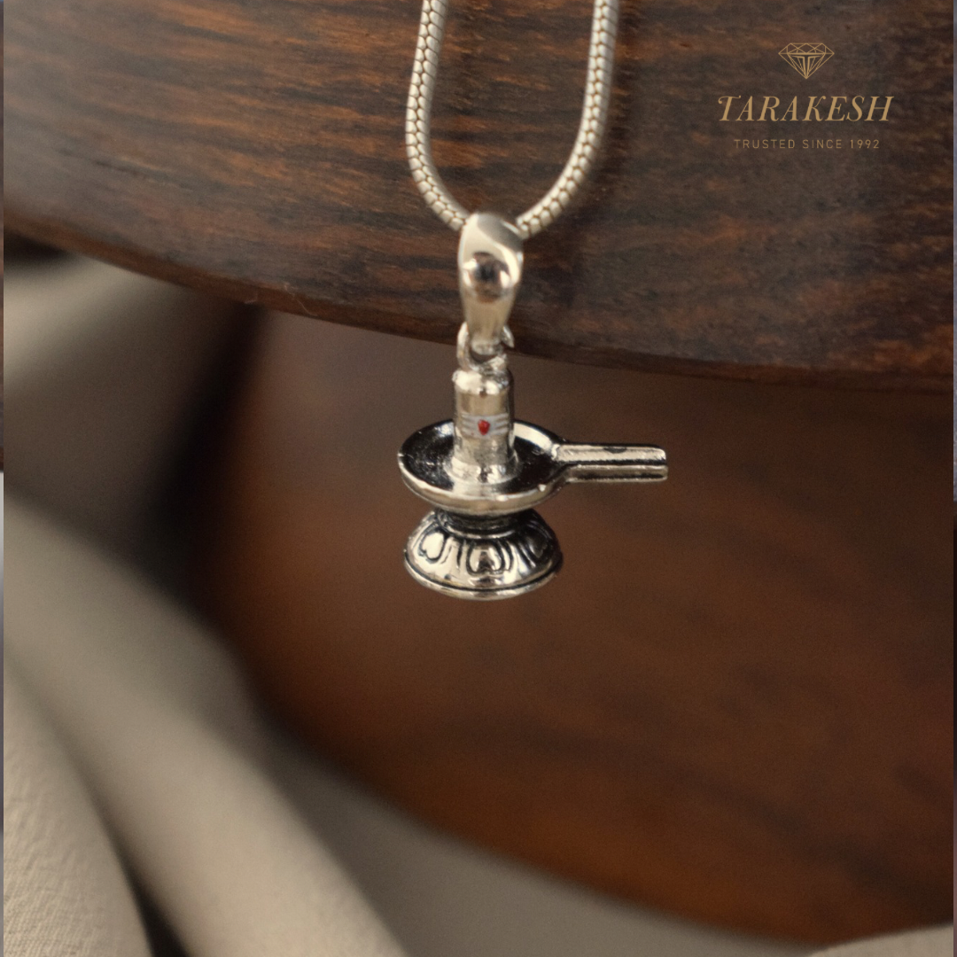 Shiva Pure Silver Pendant: Mahalinga Edition
