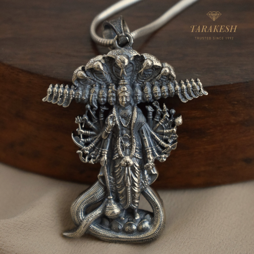 Vishnu Pure Silver Pendant