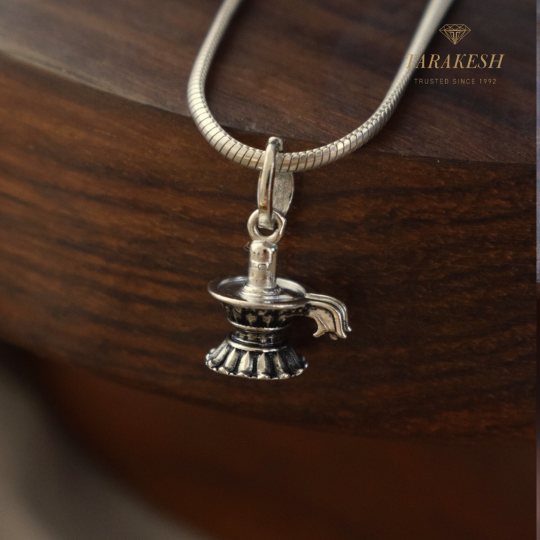 Shiva Pure Silver Pendant: Lingraj Edition