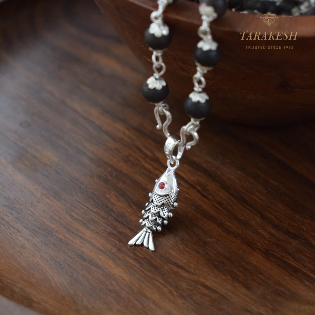 Fish Pure Silver Pendant – Matsya Edition