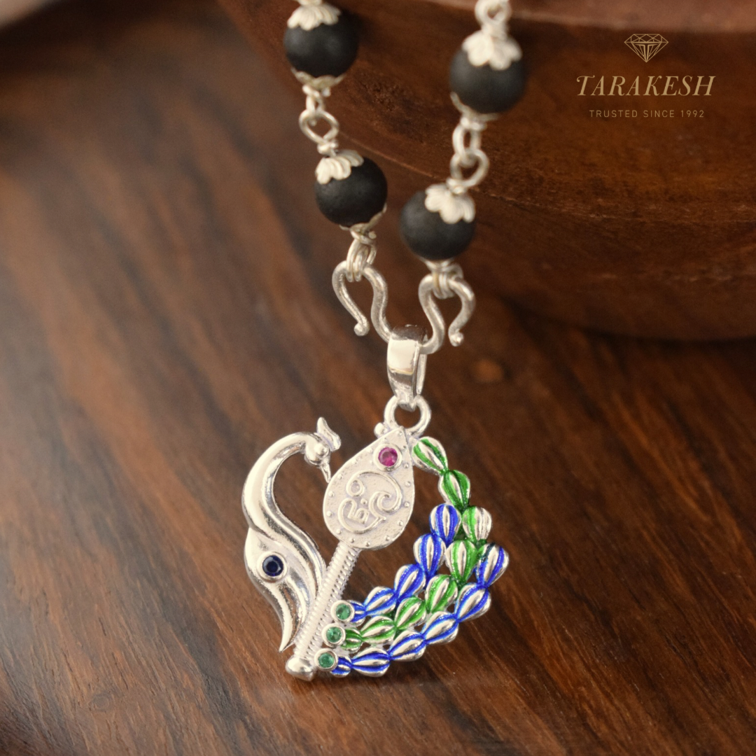 Murugan Pure Silver Pendant – Thirupparankundram Edition